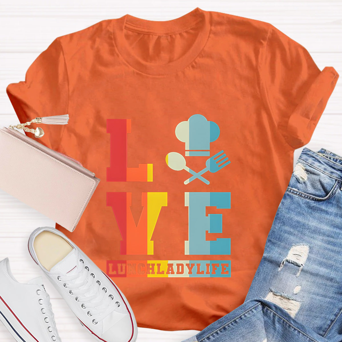 Lunch Lady Life Teacher T-Shirt