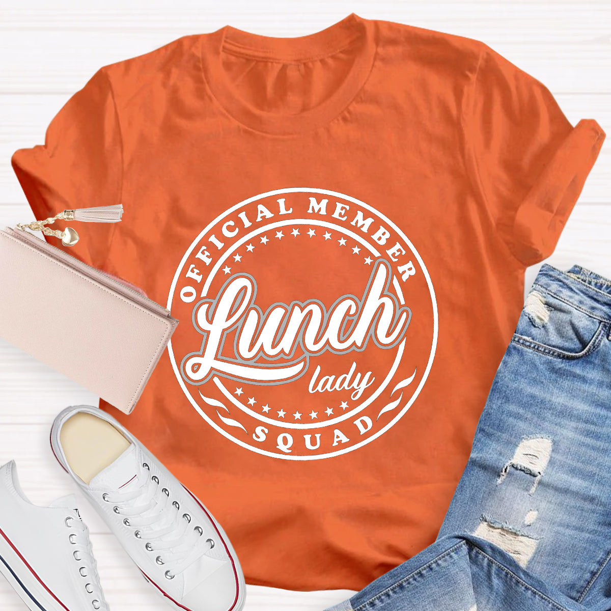 Official  Member Squad Lunch Lady T-Shirt