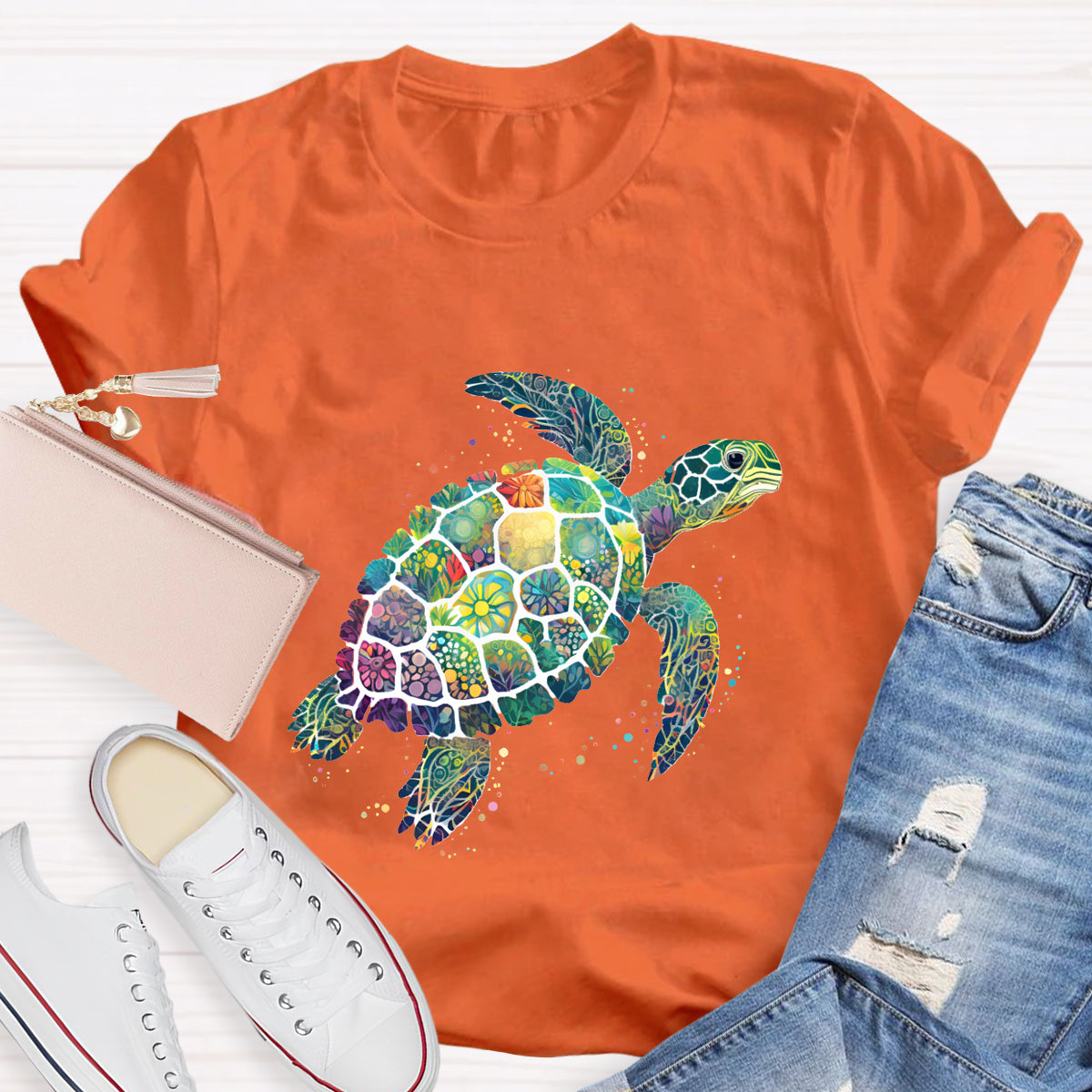 Ocean Inspired Turtle T-Shirt