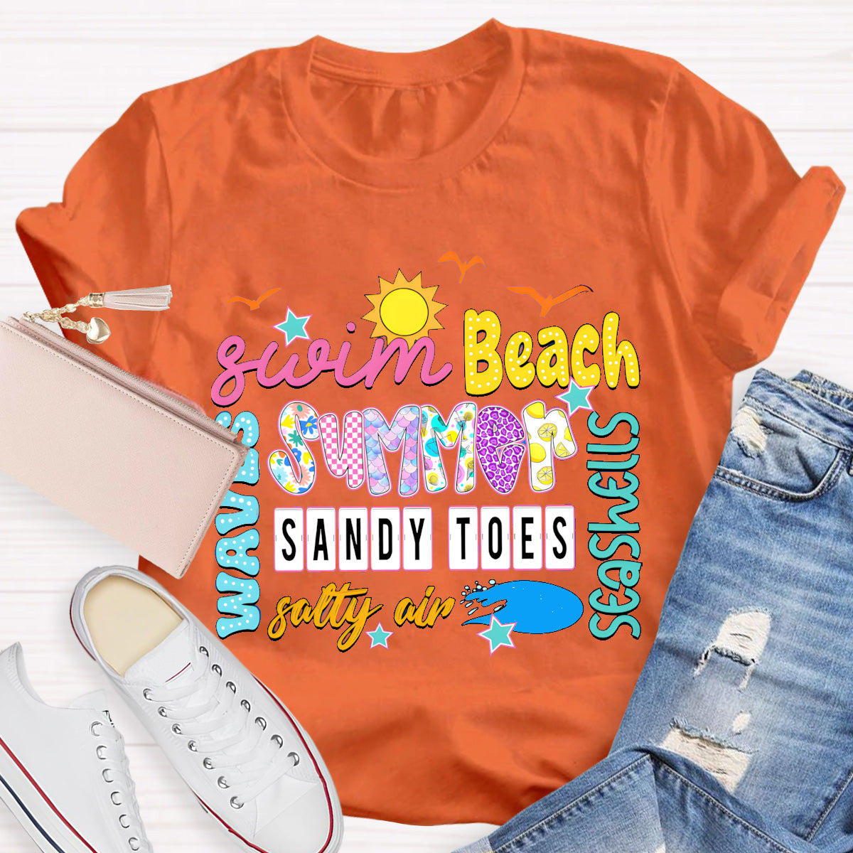 Swim Beach Summer Break T-Shirt