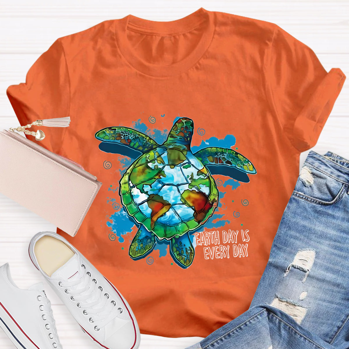 Earth Day Is Every Day Save Turtle T-Shirt