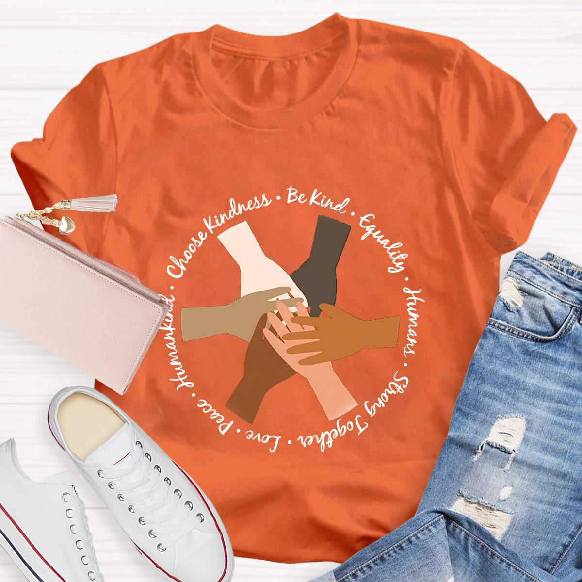 Be Kind Choose Kindness Teacher T-Shirt