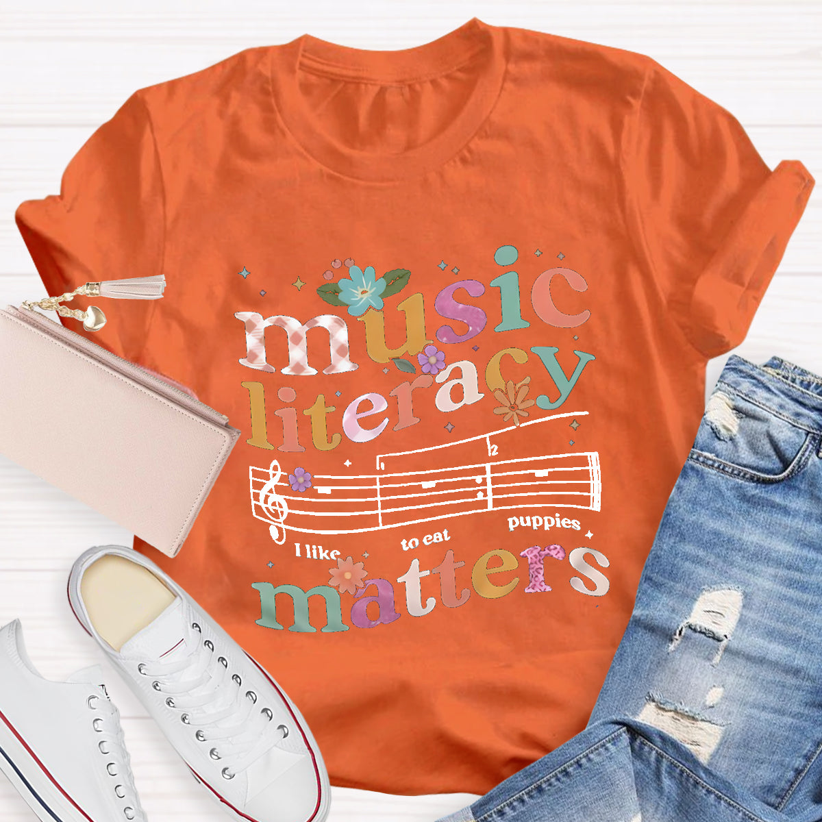 Music Literacy Matters Music Teacher T-Shirt