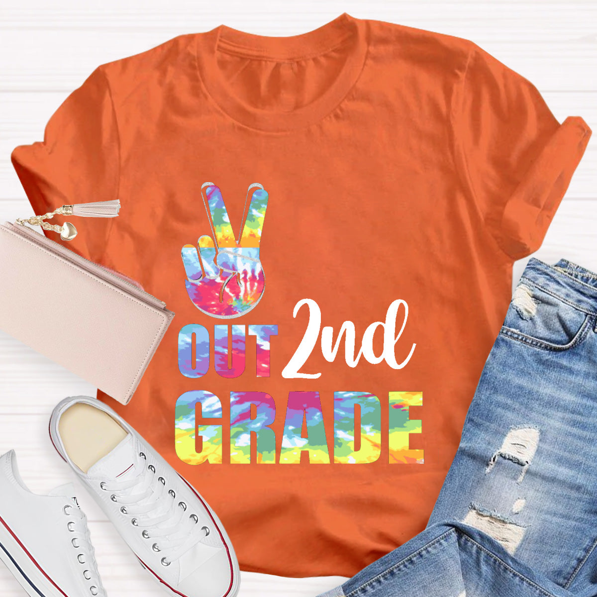 Personalized Grade Out 2nd Grade Teacher T-Shirt