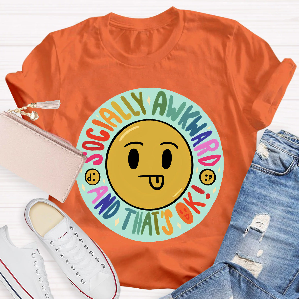 Smail That‘s Ok Teacher T-Shirt