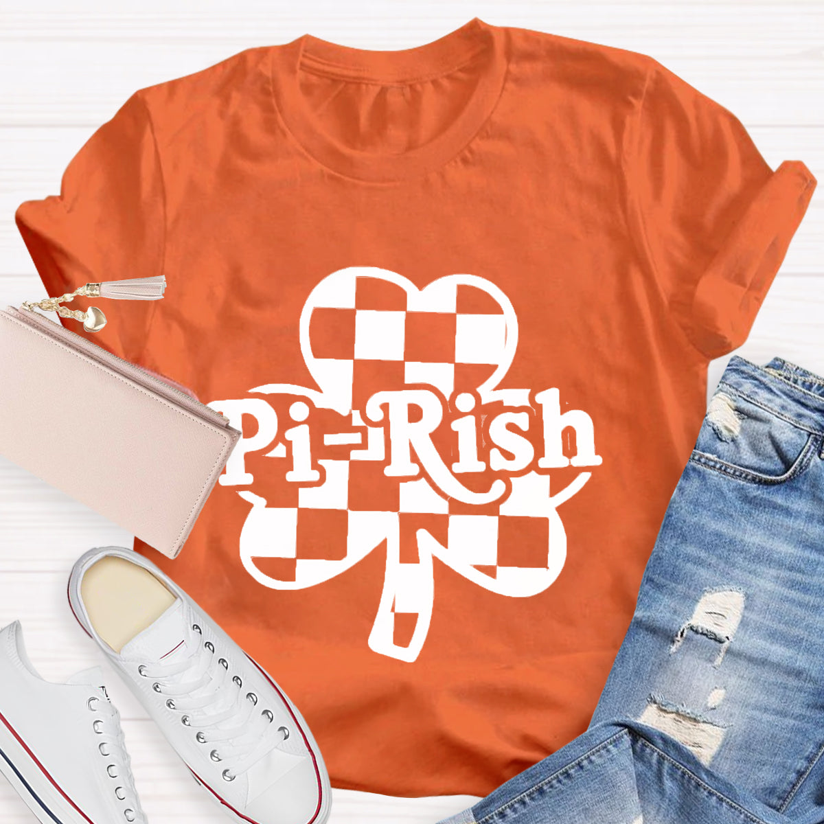 Pi-rish St. Patricks Day Math Teacher T-Shirt