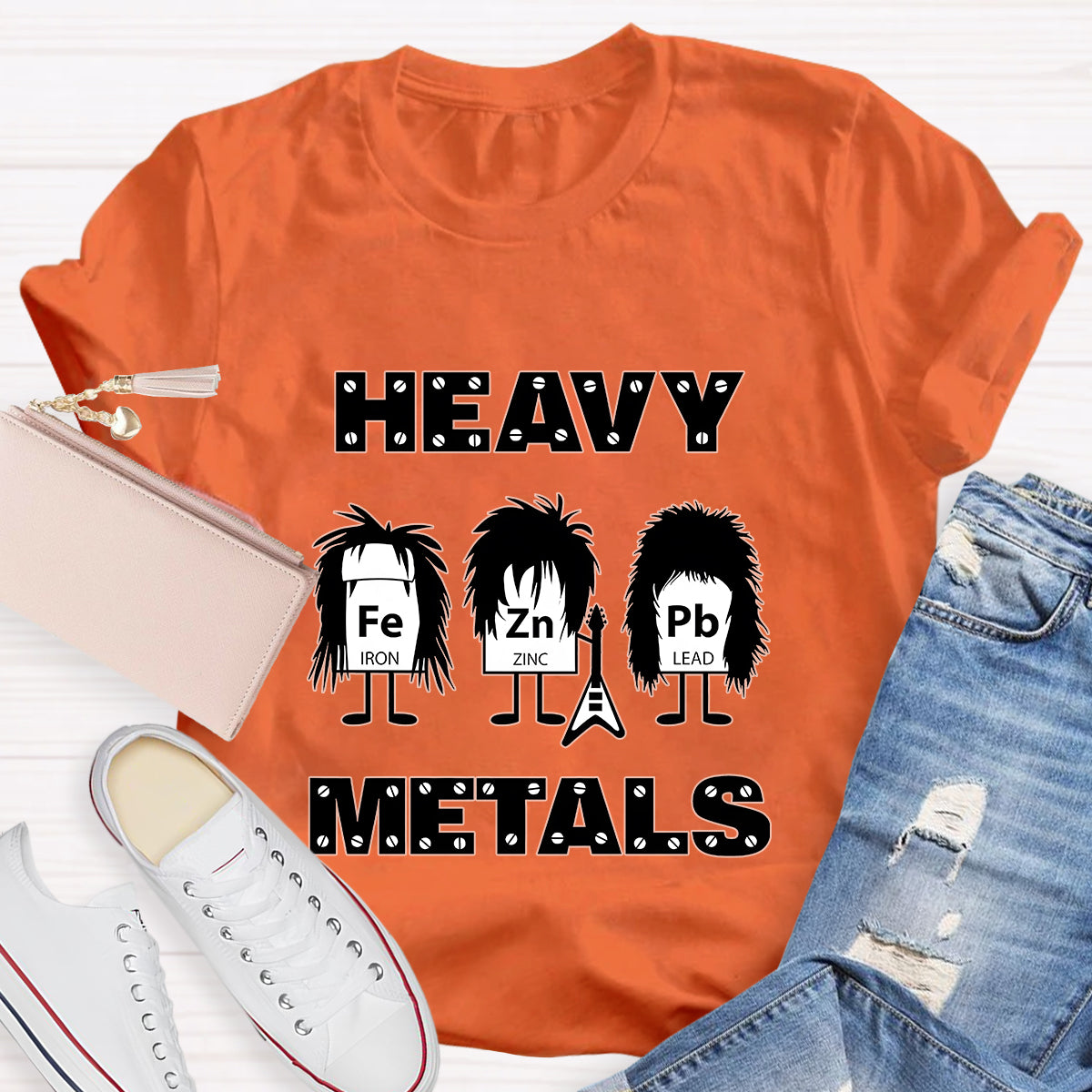 Funny Science Heavy Metals Teacher T-Shirt
