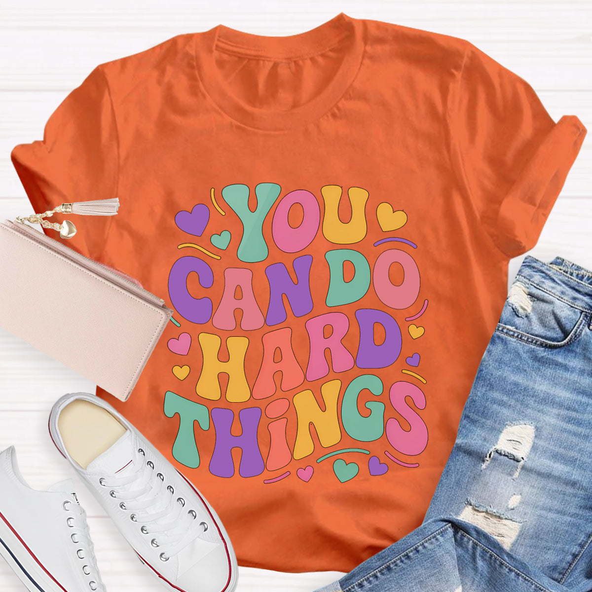 You Can Do Hard Things Teacher T-Shirt