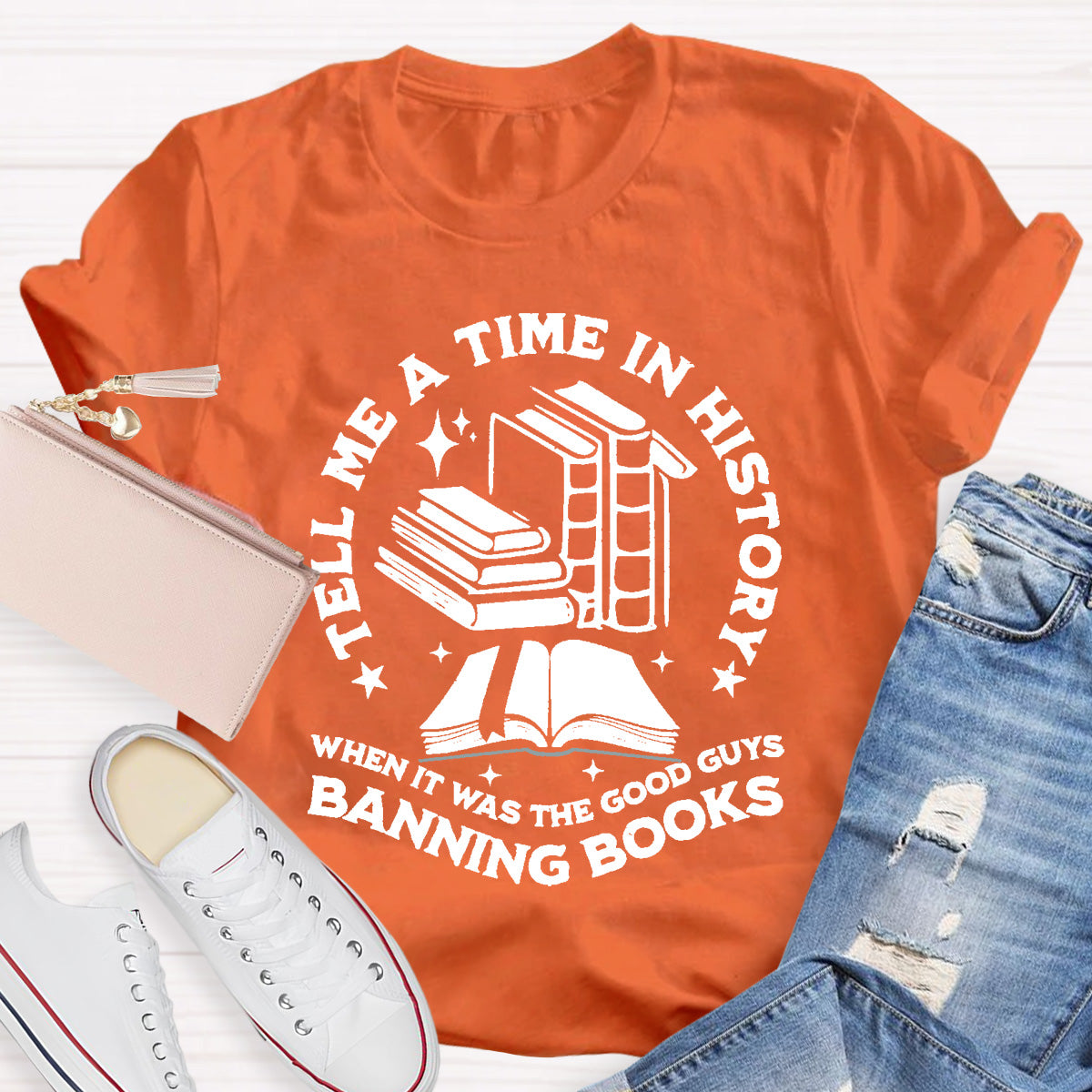 Tell Me A Time In History Teacher T-Shirt