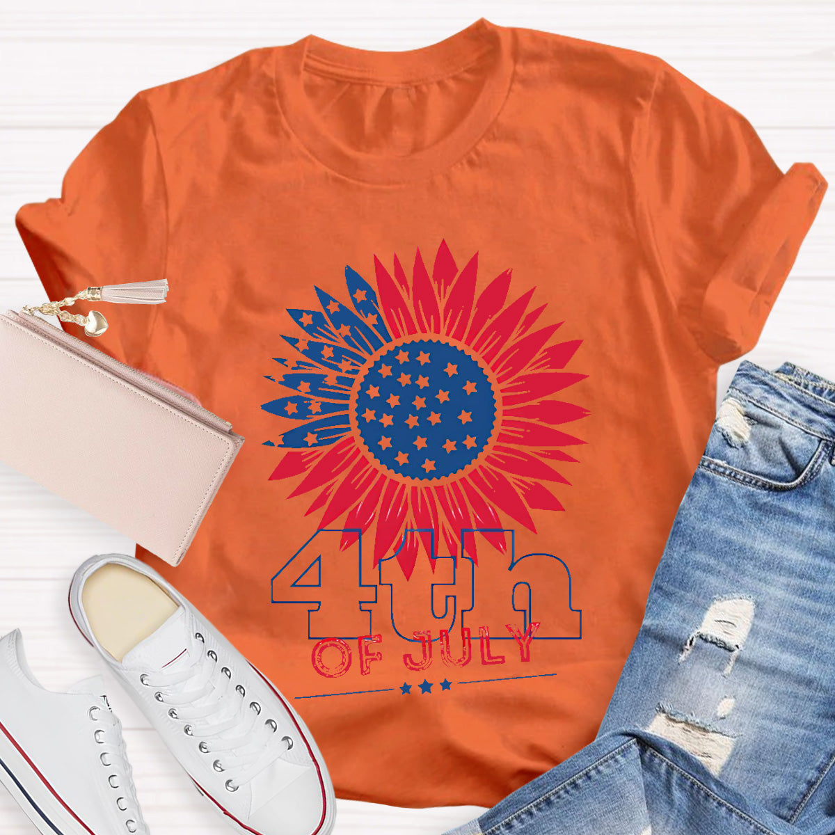 4Th Of July Teacher T-Shirt