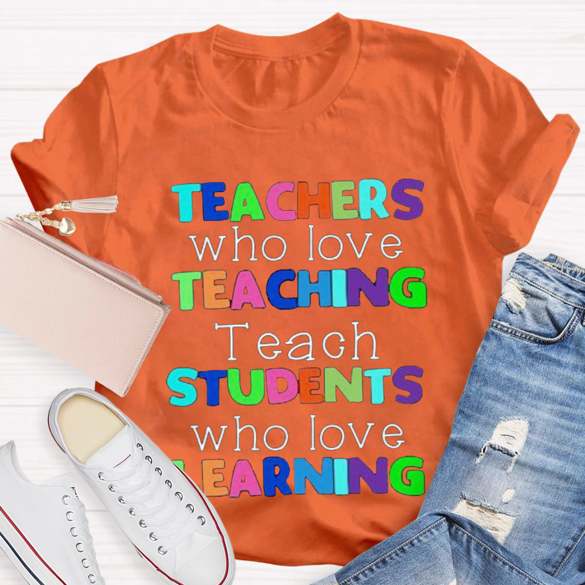 Who Love Teaching English Teacher T-Shirt