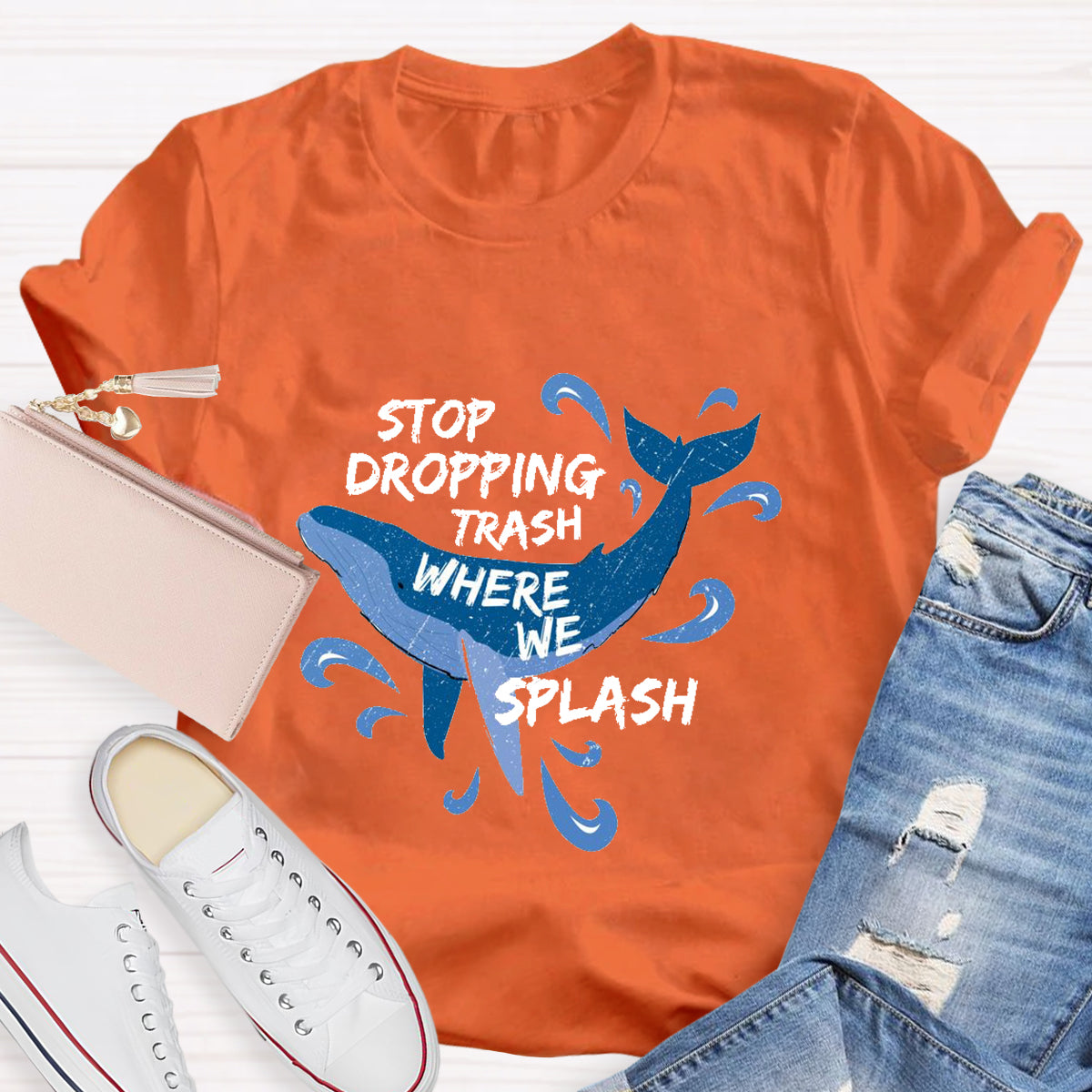 Stop Dropping Trash Into The Splash T-Shirt