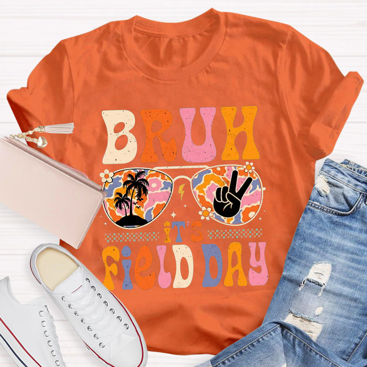 Bruh It's Field Day Teacher T-Shirt