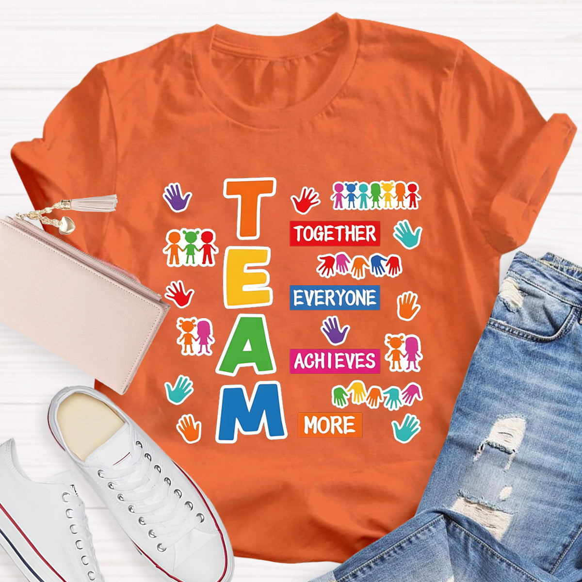 Team Together Everyone Achieves More Teacher T-Shirt