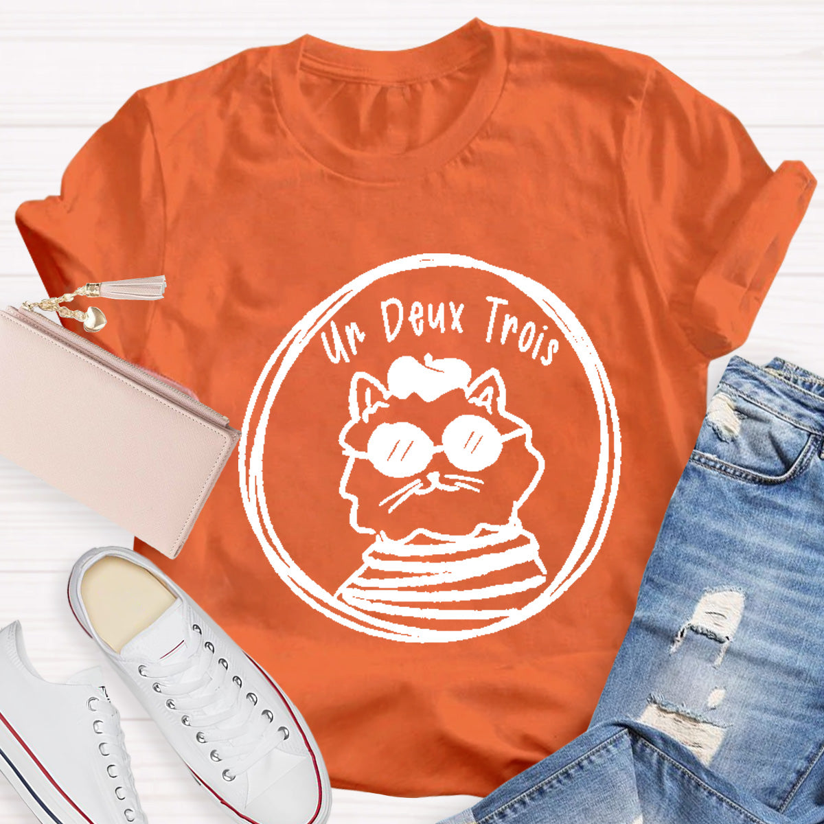 Un Deux Trois French Teacher T-Shirt