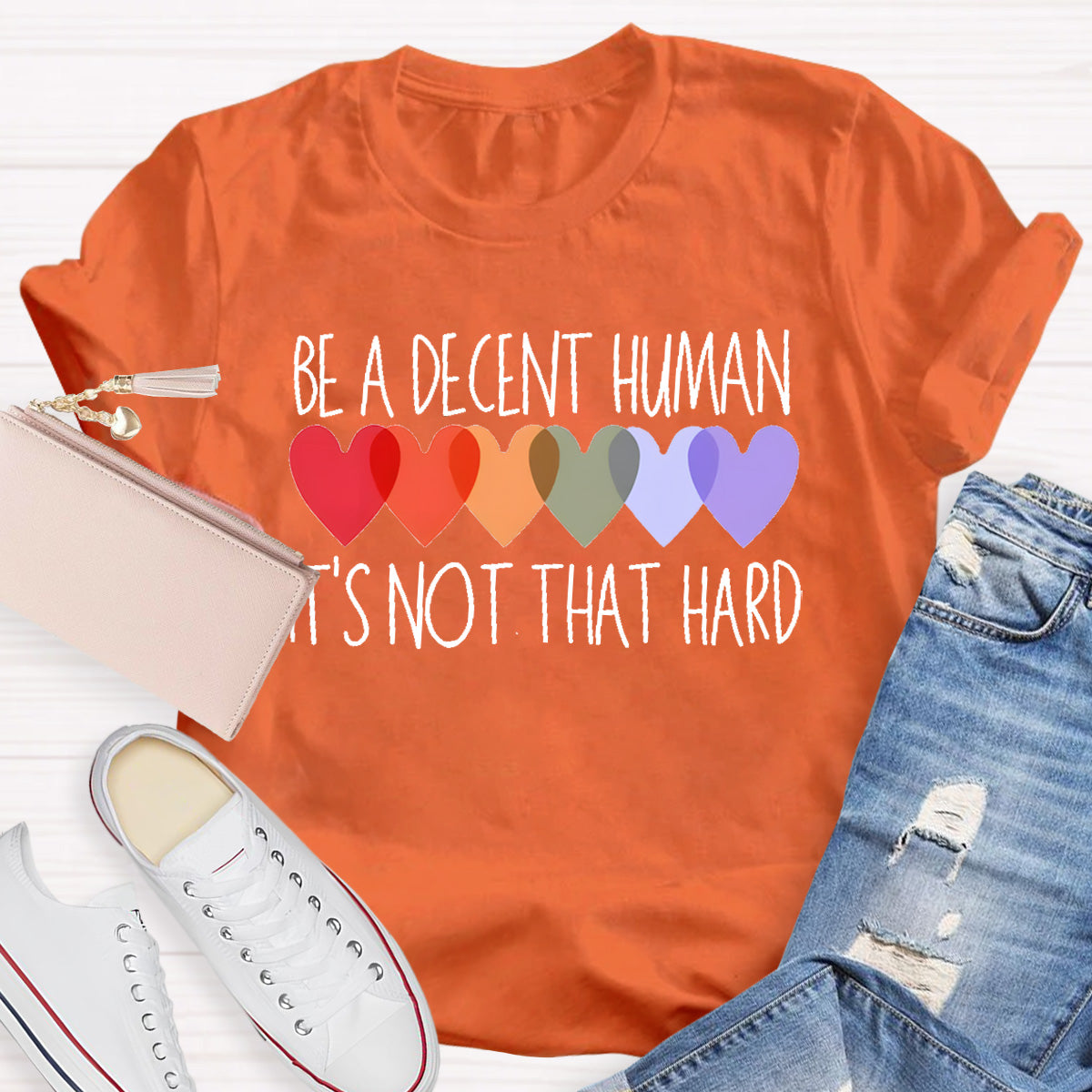 Be A Decent Human Teacher T-Shirt
