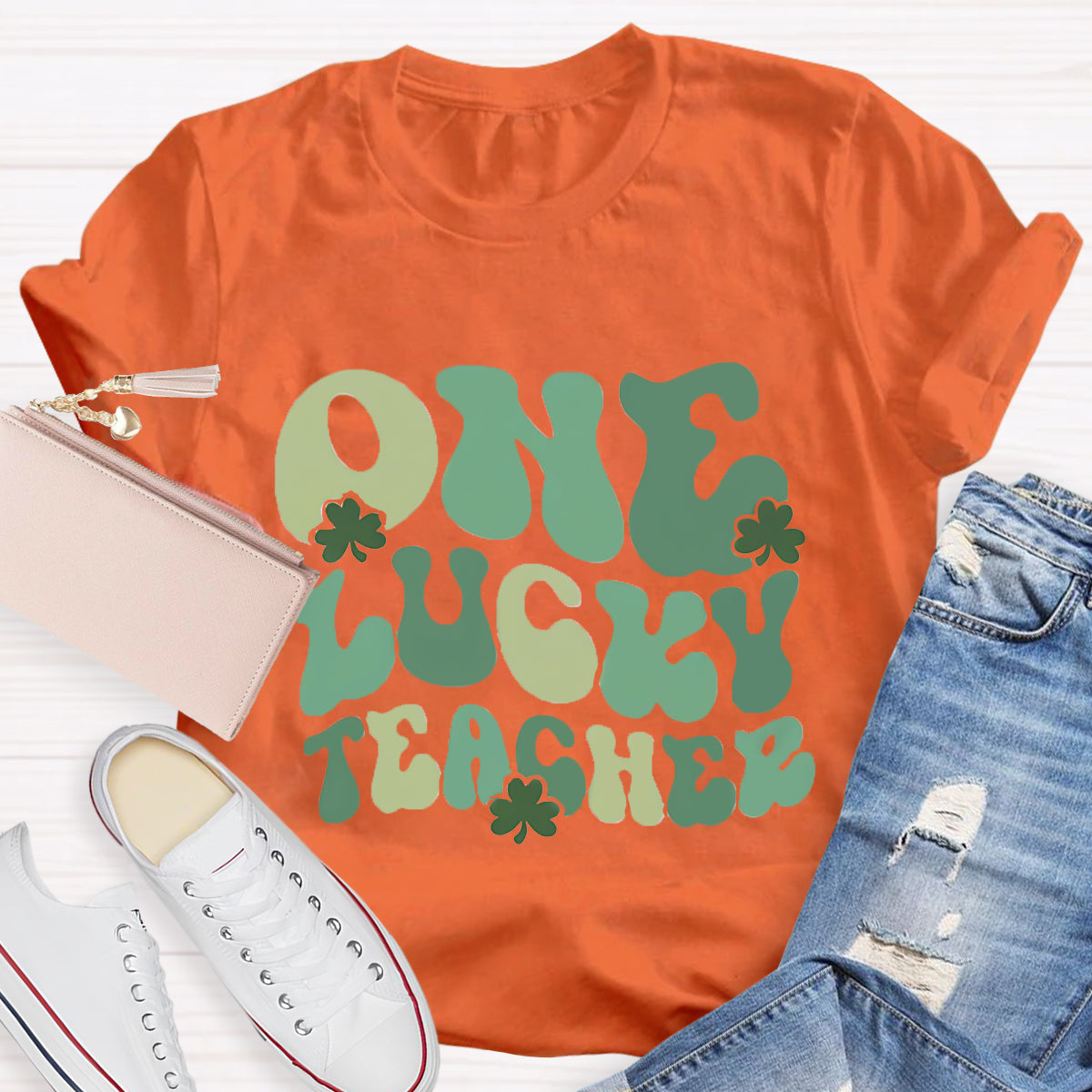 One Lucky Teacher T-Shirt