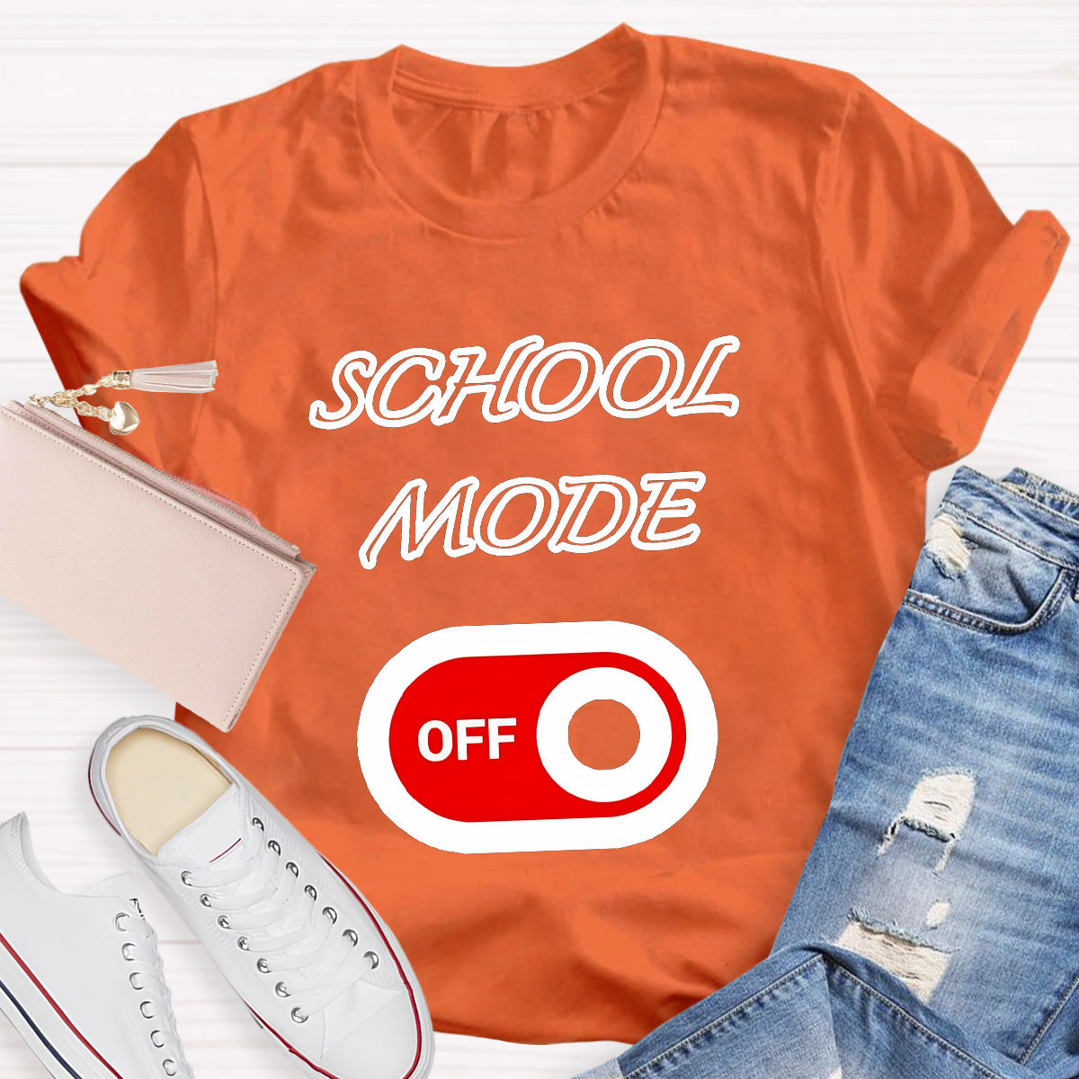School Mode Off Teacher T-Shirt