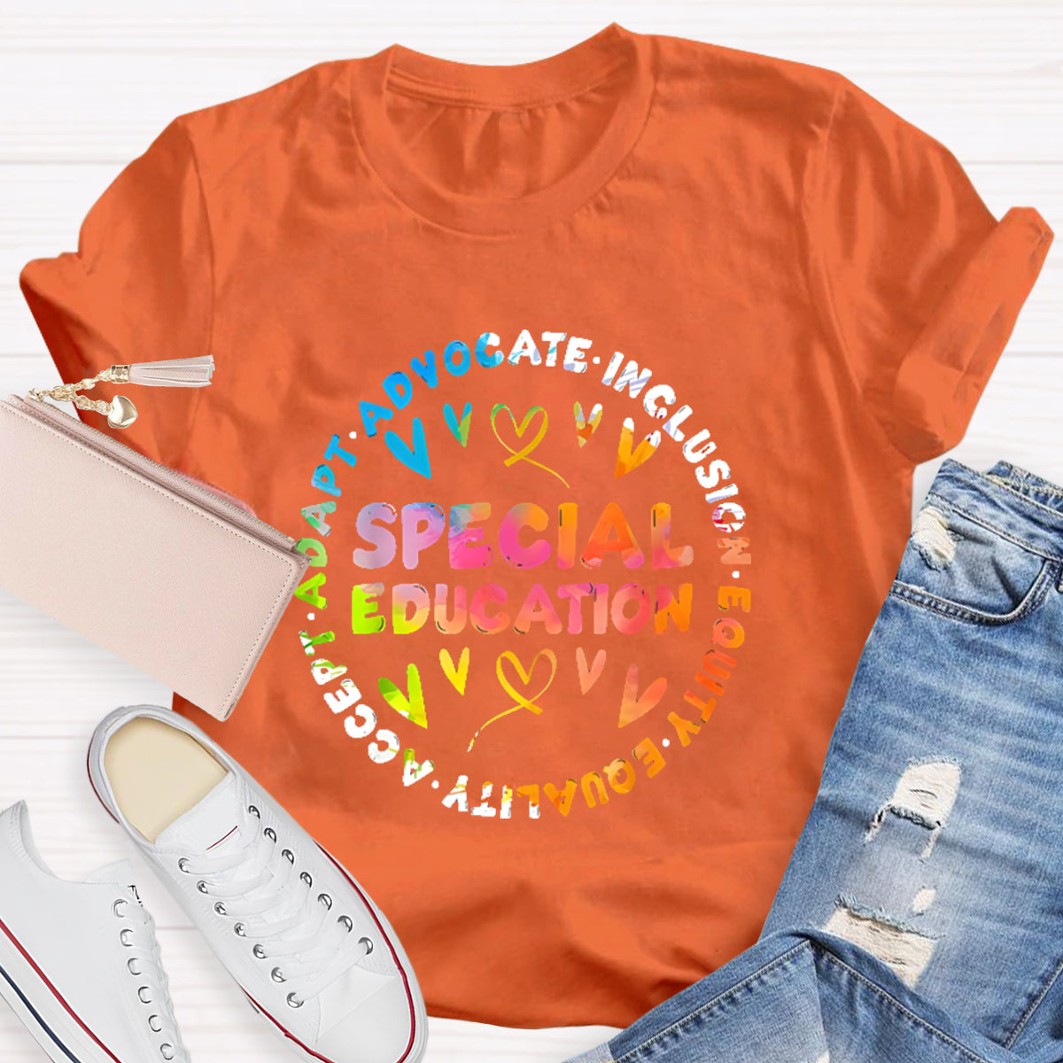 Special Education Teacher Adapt Advocate T-Shirt
