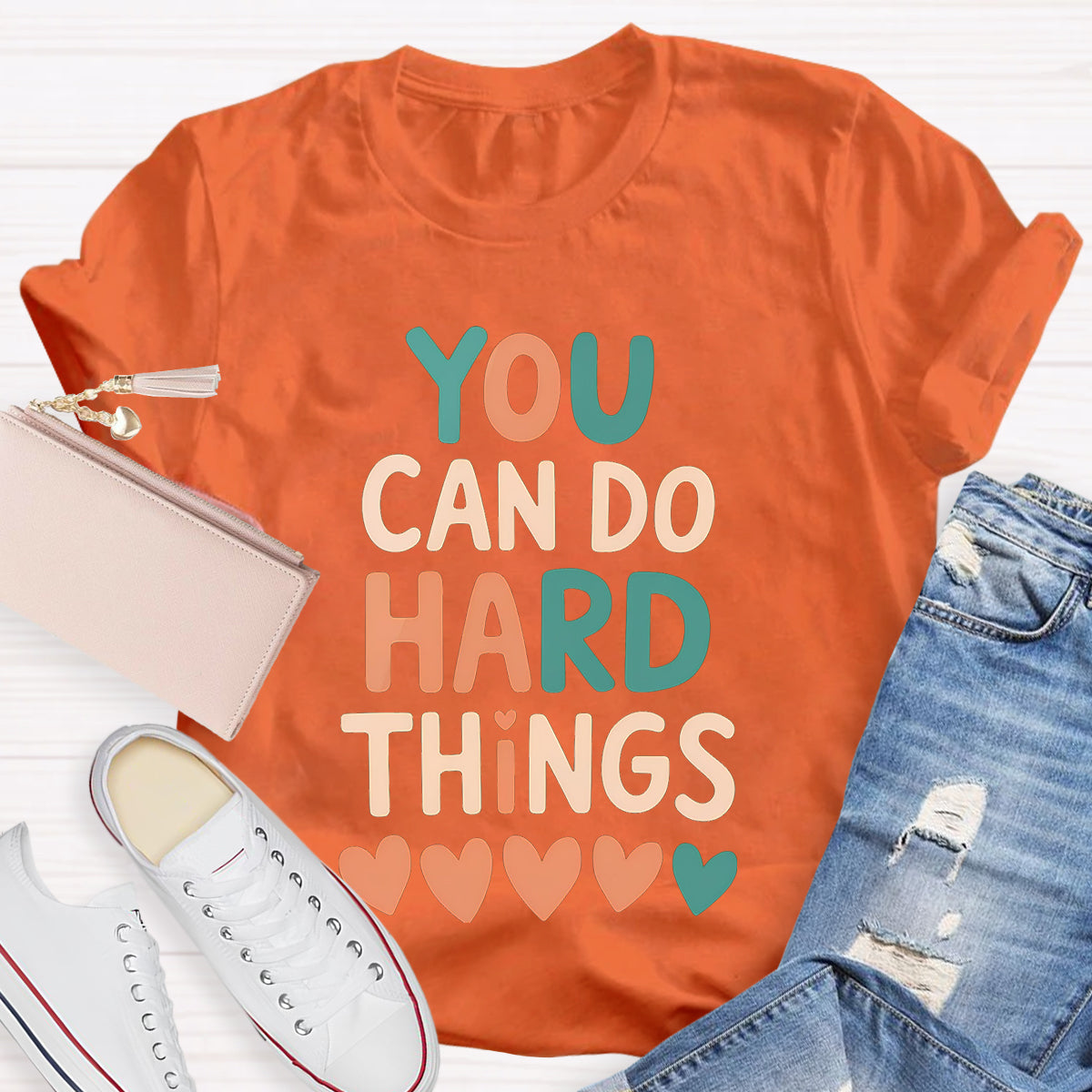 You Can Do Hard Things Teacher T-Shirt