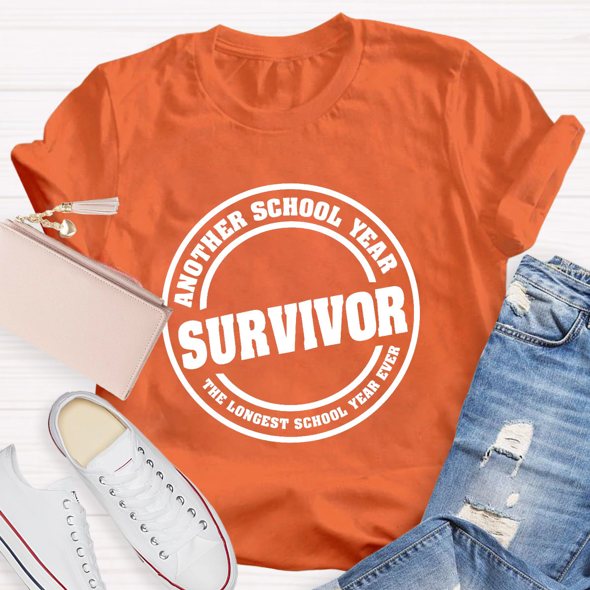 Another School Year Survivor The Longest School Year Ever Teacher T-Shirt