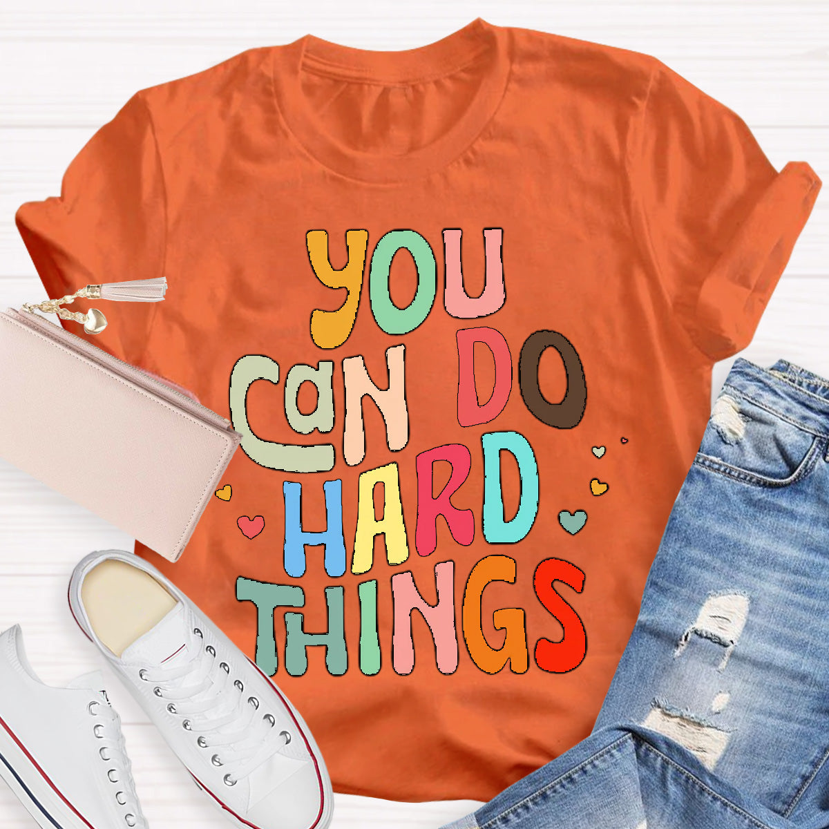 You Can Do Hard Things Teacher T-Shirt