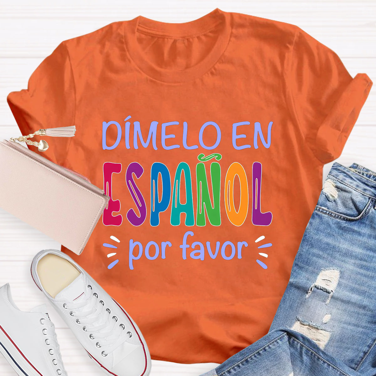 Dimelo En Español Por Favor Spanish Teacher T-Shirt