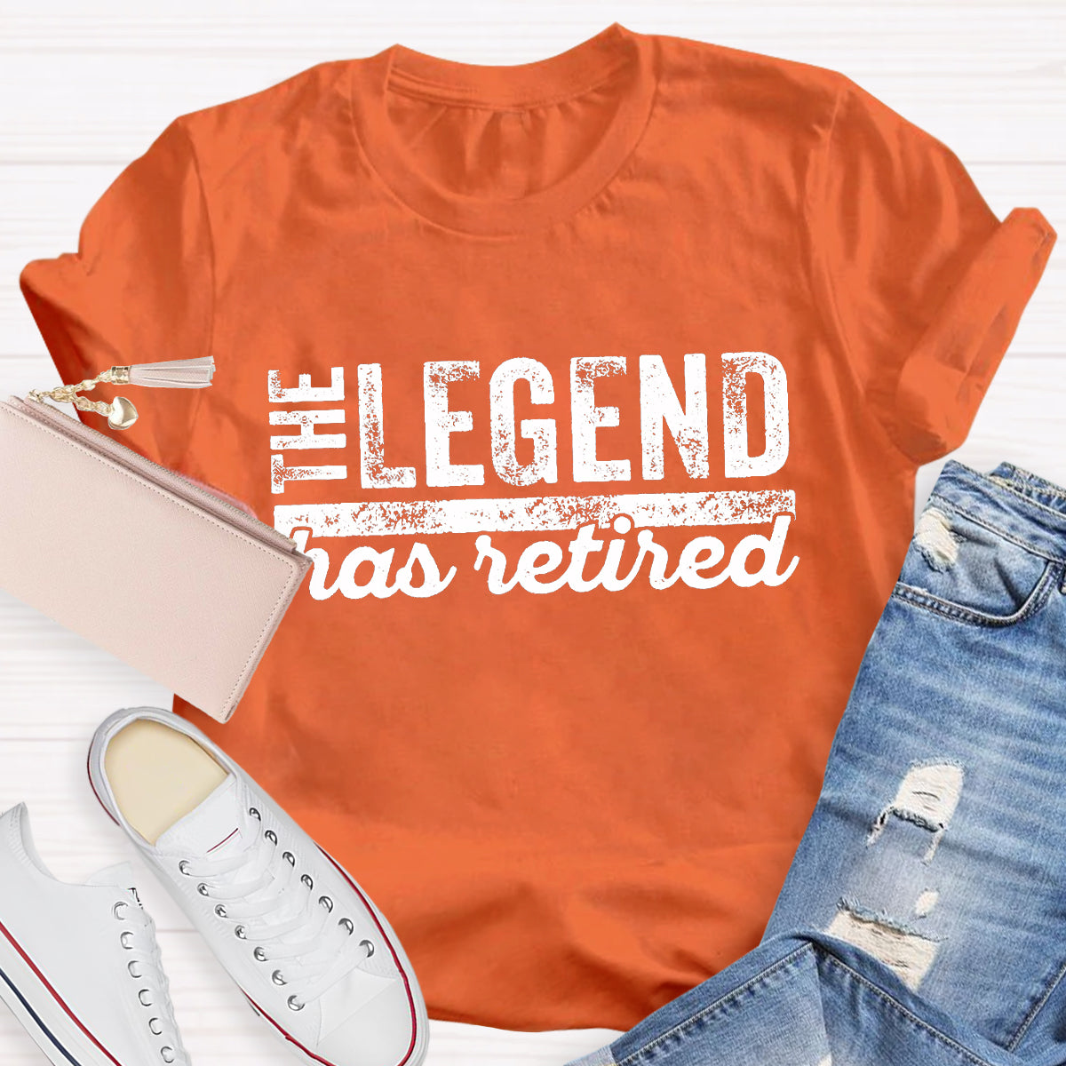The Legend Has Retired Teacher T-Shirt