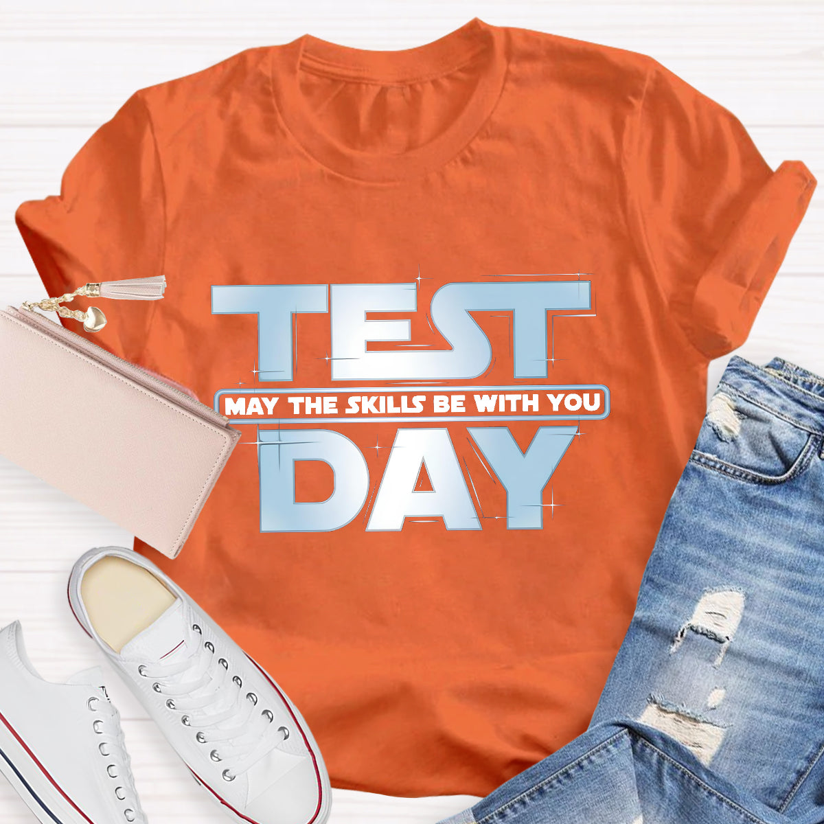 May The Skills Be With You Test Day Teacher T-Shirt