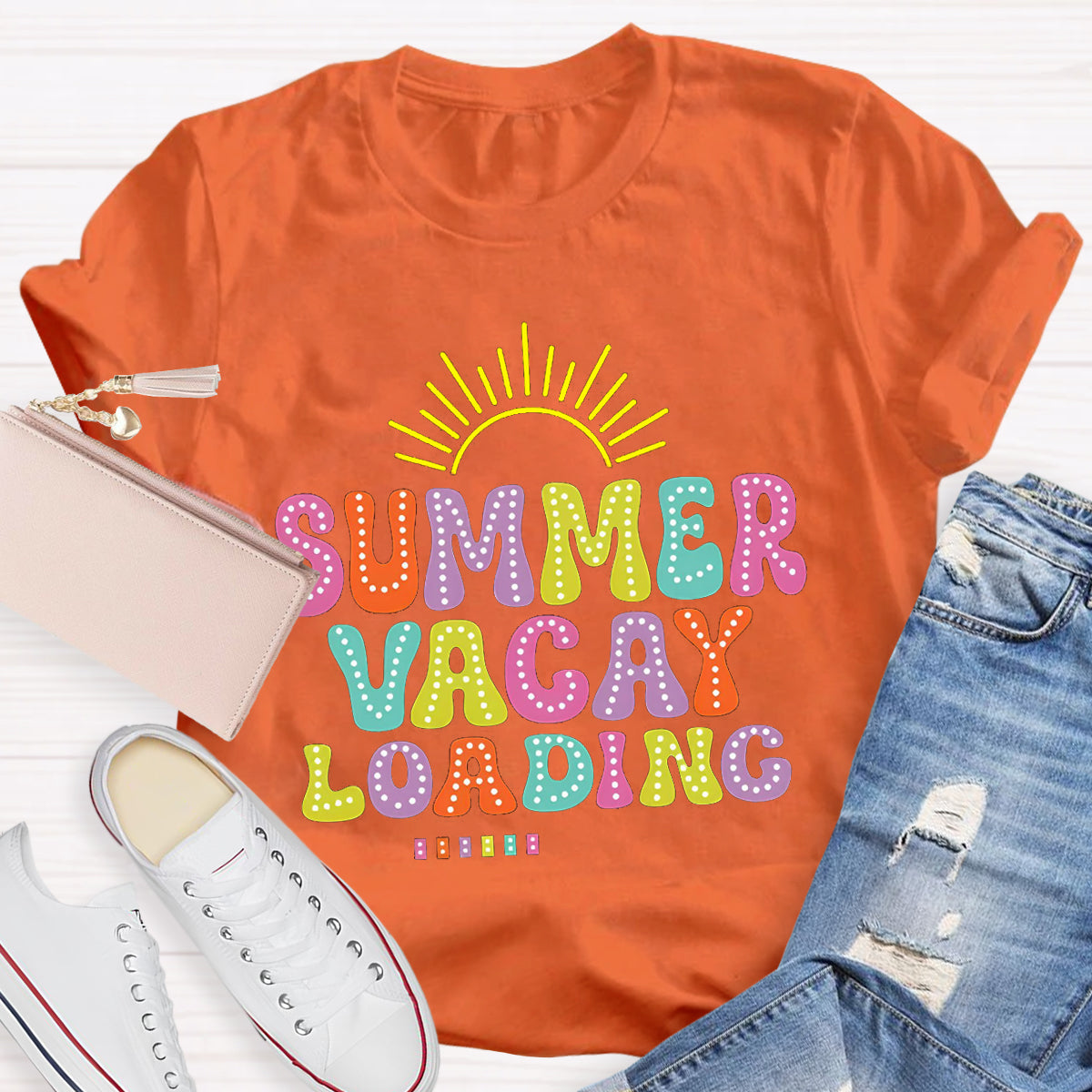 Summer Vacay Is Loading Teacher T-Shirt