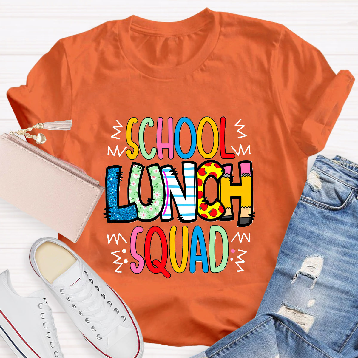 School Lunch Squad Lunch Lady T-Shirt