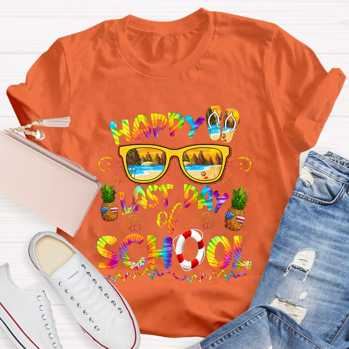 Happy Last Day Of School Holiday Summer T-Shirt