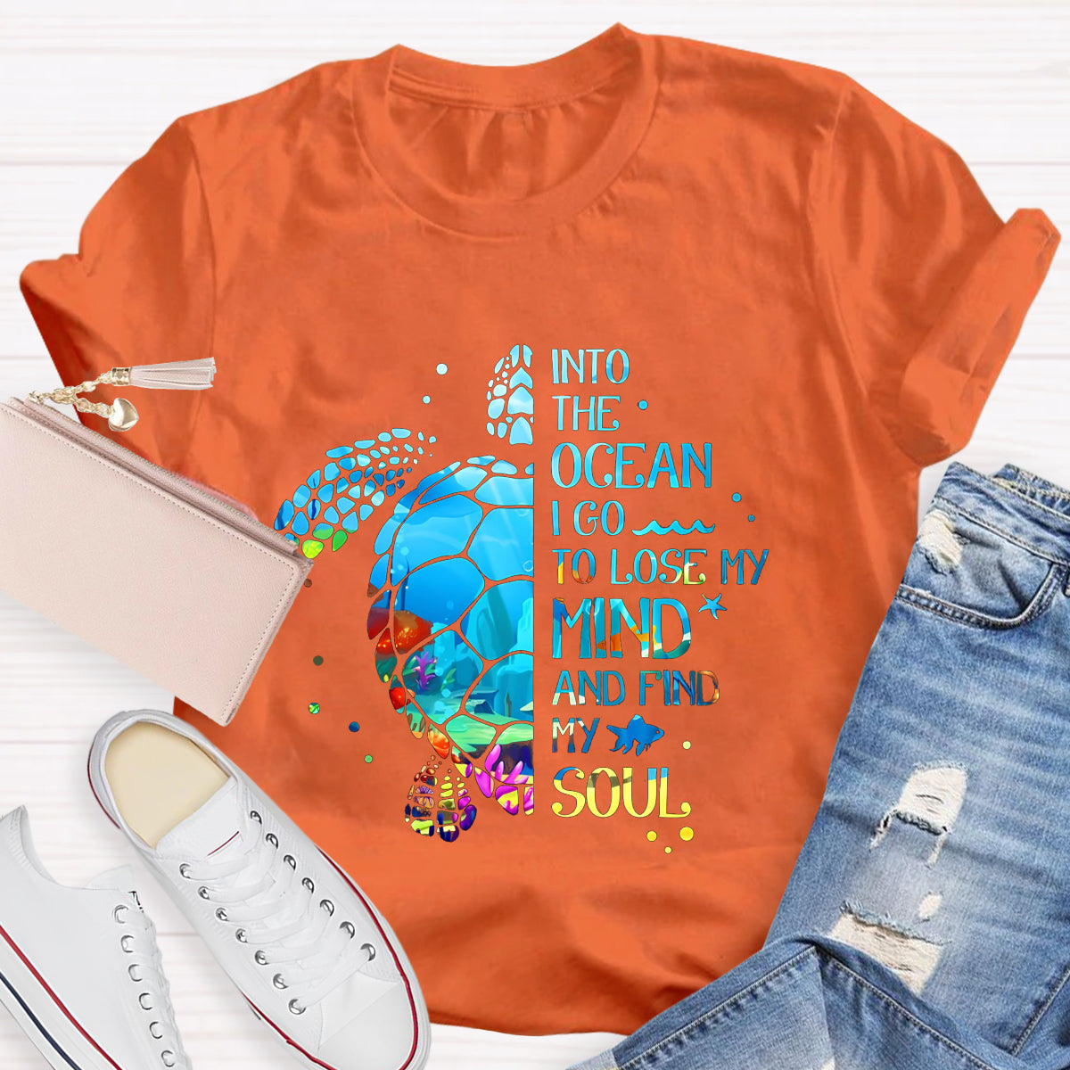 Into The Ocean I Go To Lose My Mind And Find My Soul  T-Shirt