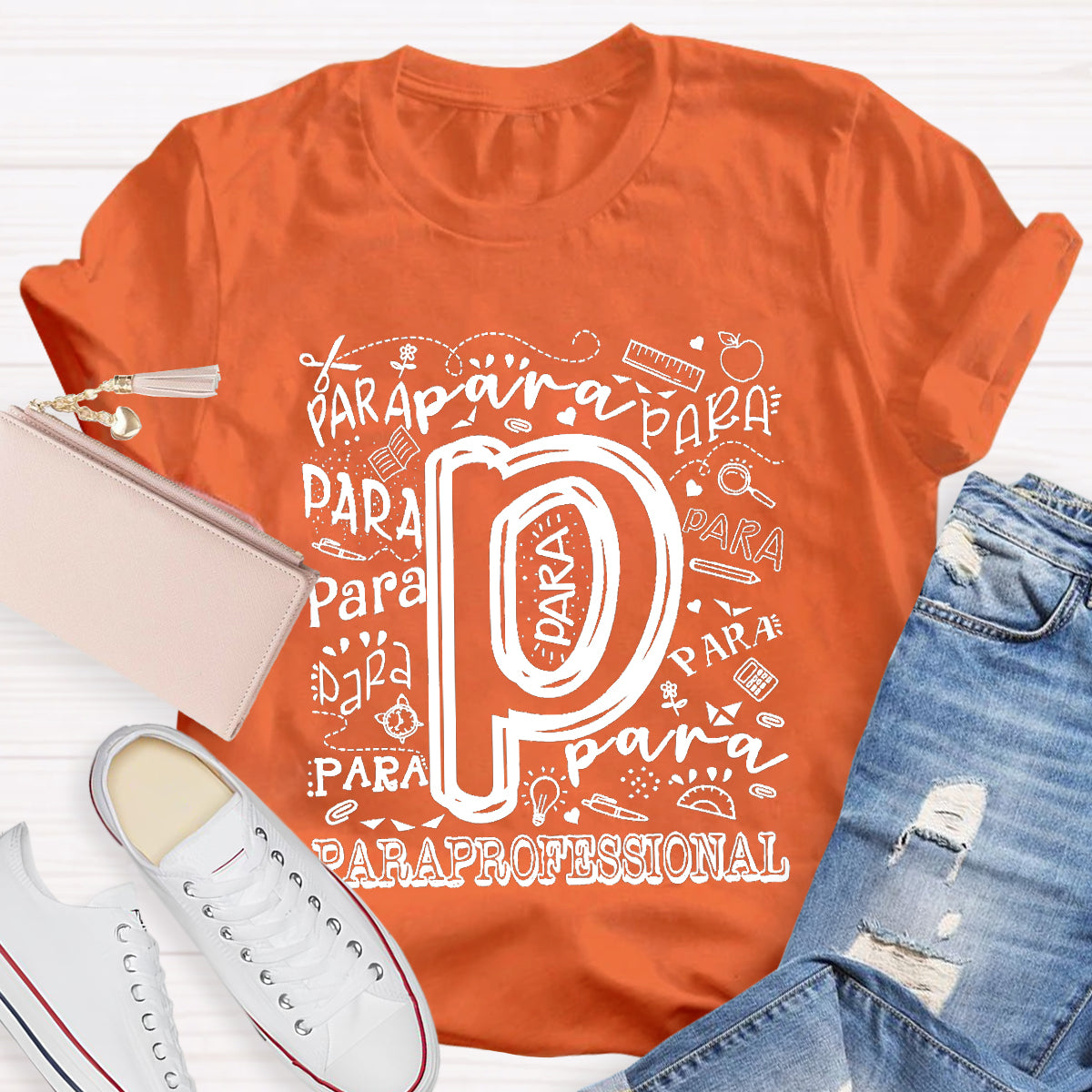 Para Professional Letter Pencil T-Shirt