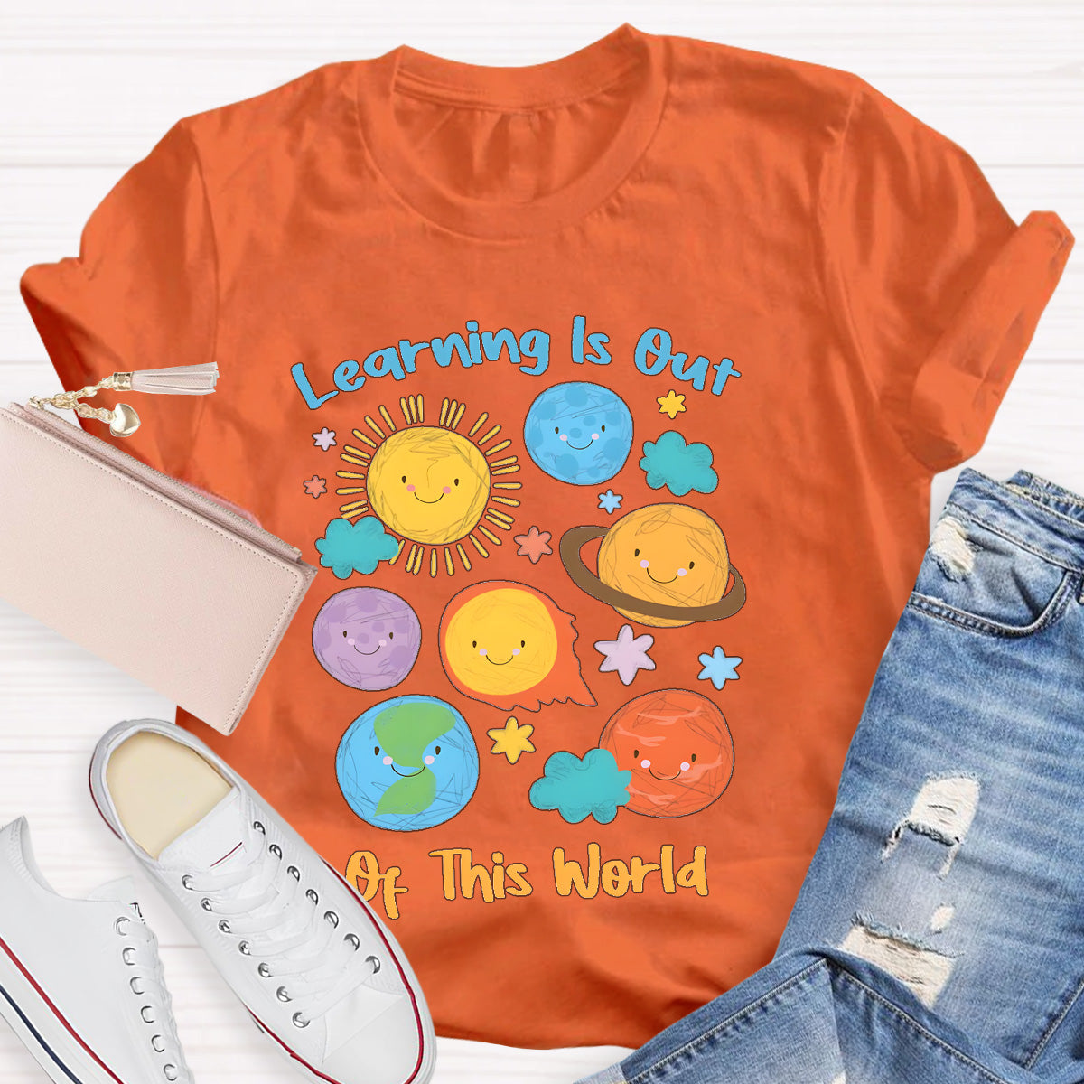 Learning Is Out Of This World Teacher T-Shirt