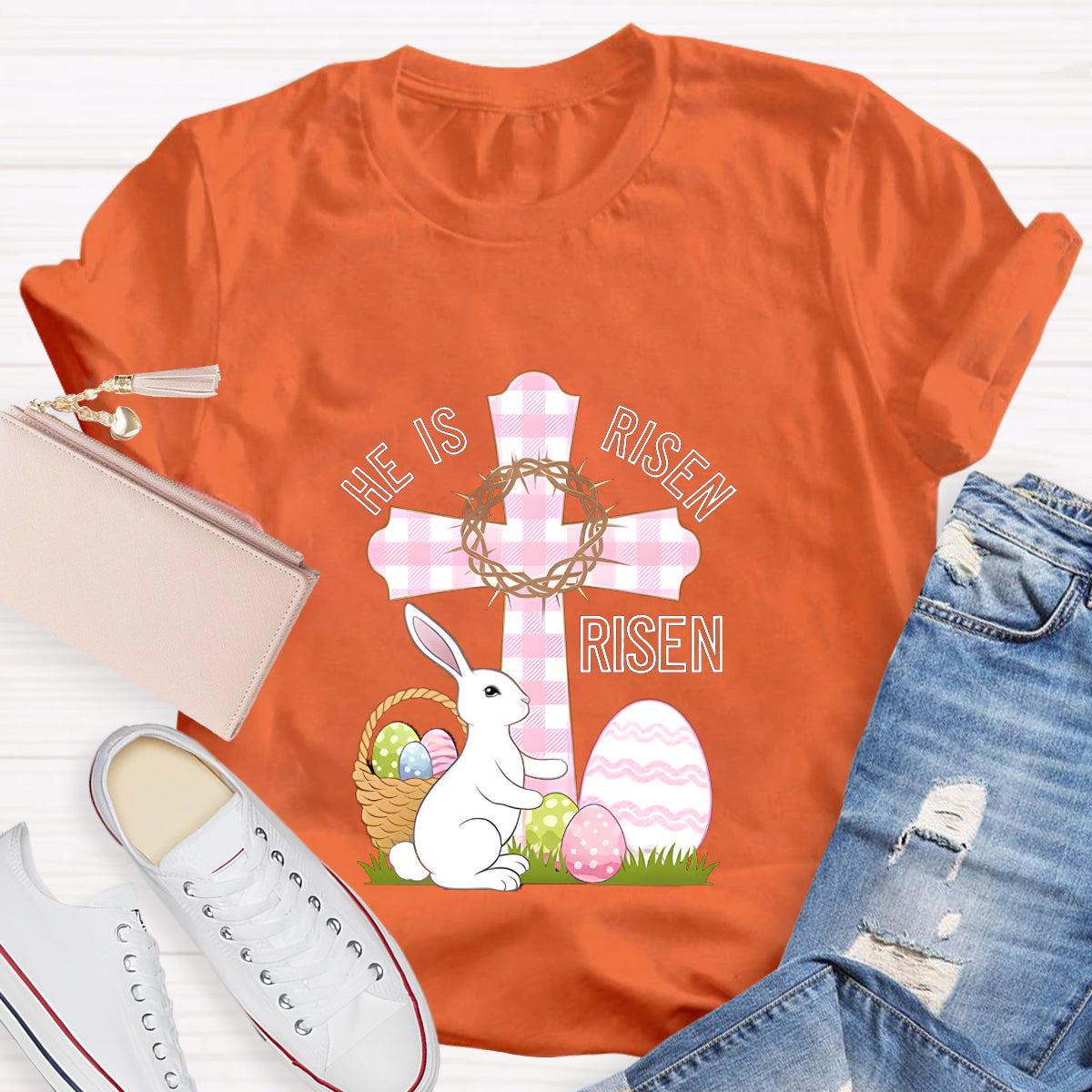He Is Rise Easter T-Shirt