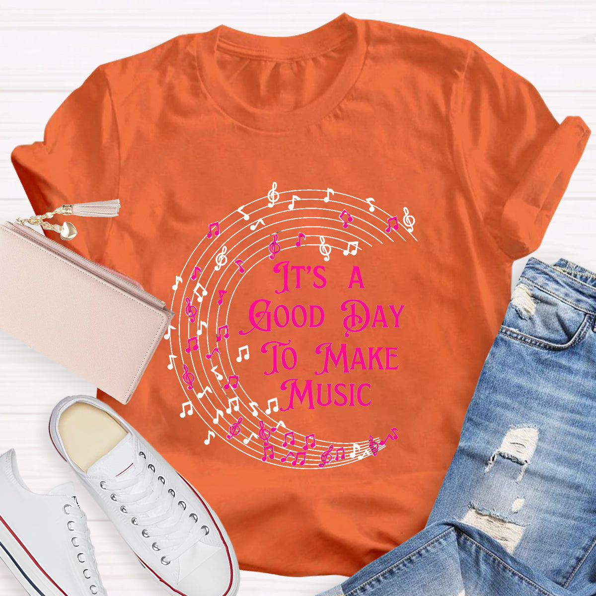 Musical Melody It's A Good Day To Make Music Teacher T-Shirt