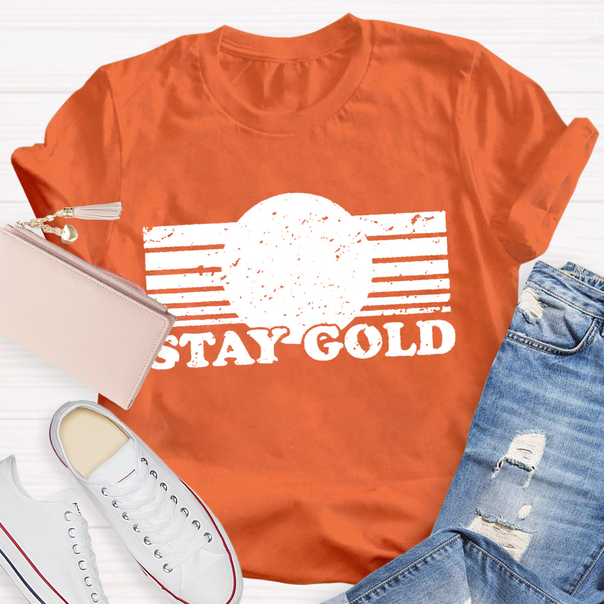 Stay Gold Teacher T-Shirt