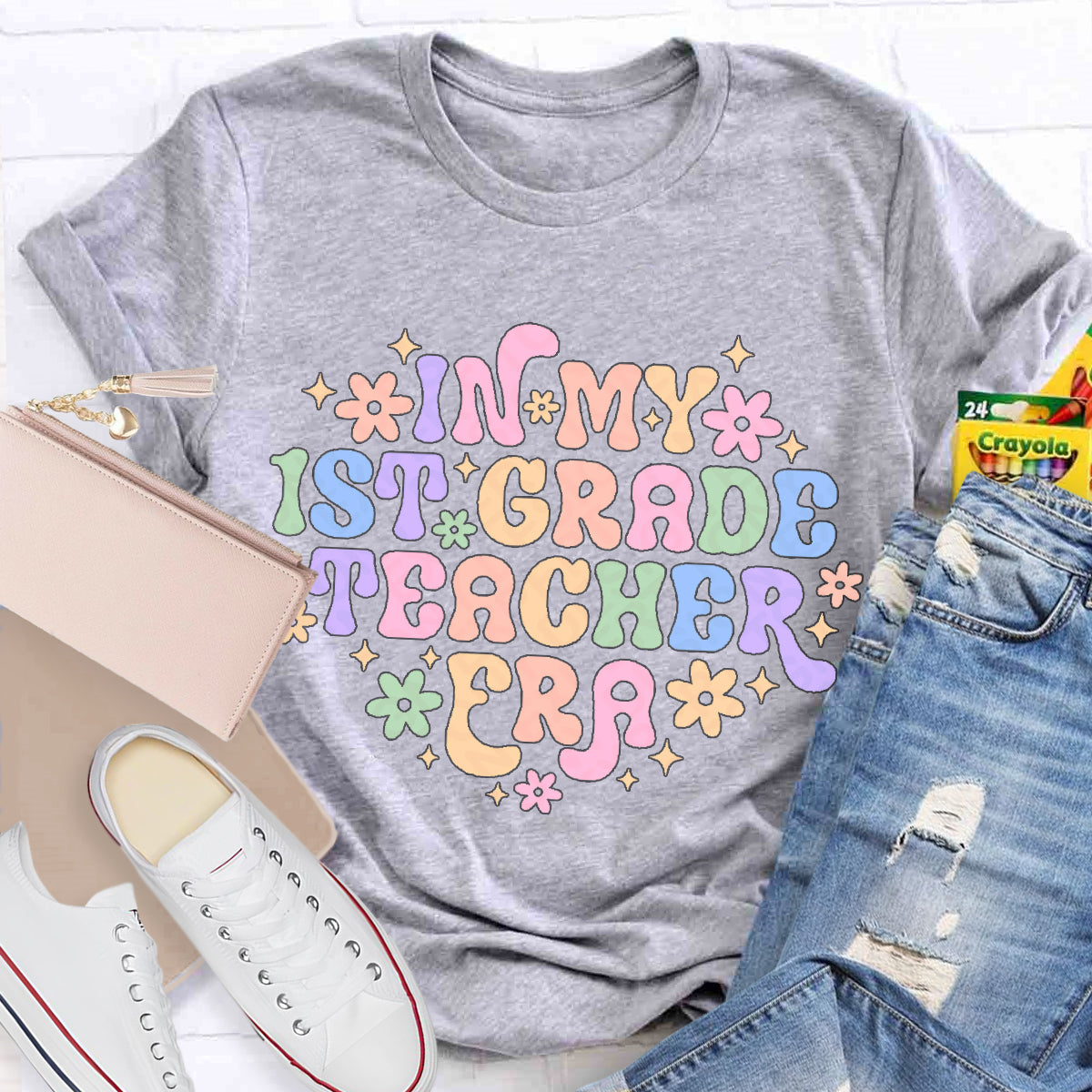 Personalize Grade Teacher Era Teacher T-Shirt