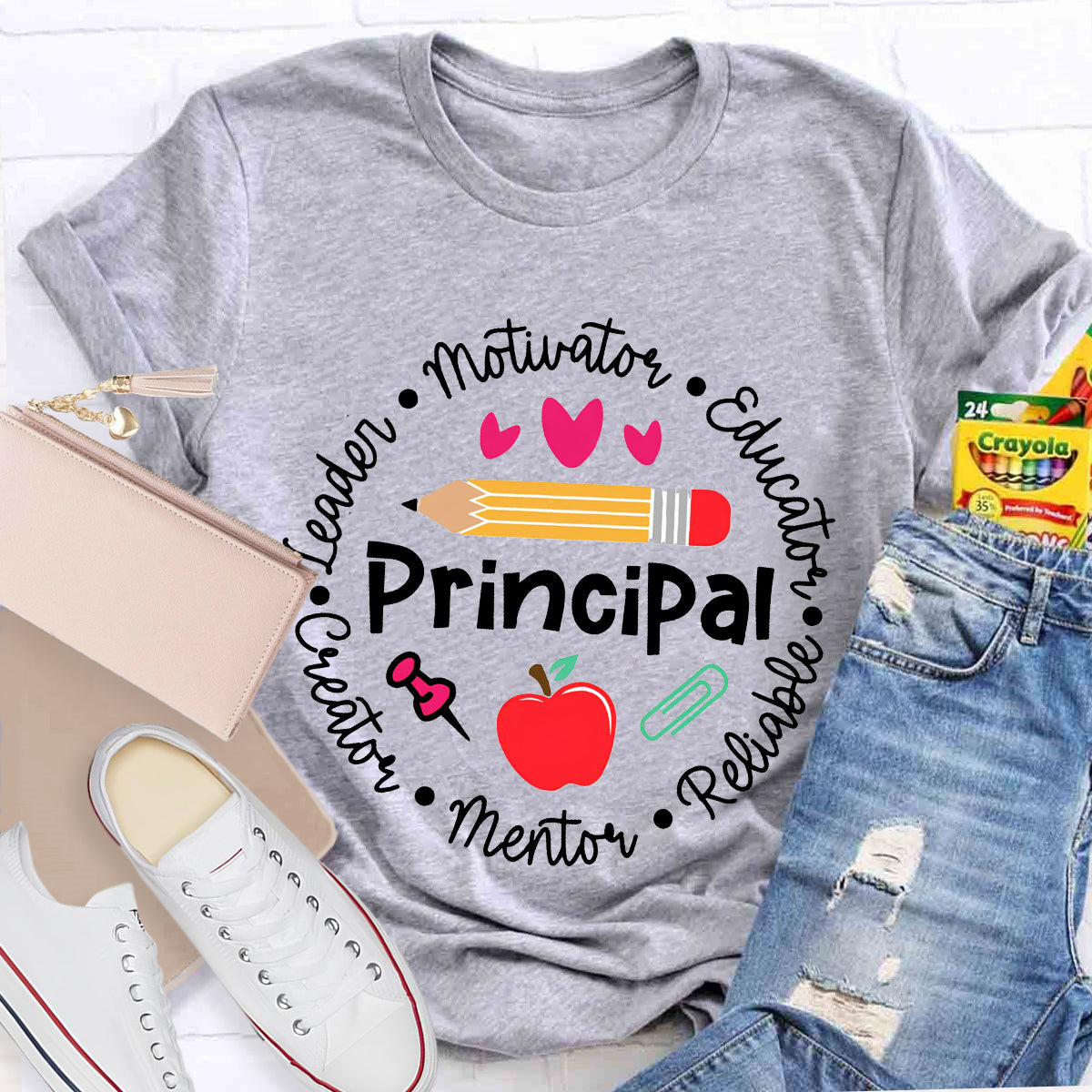 Principal Leader Motivator Educator Teacher T-Shirt