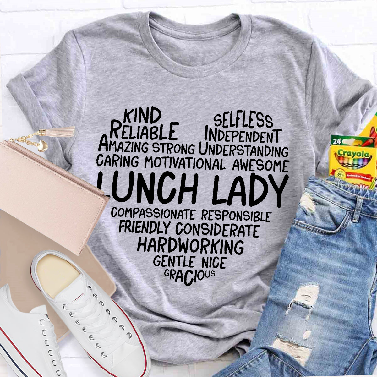 Lunch Lady Kind Amazing T-shirt