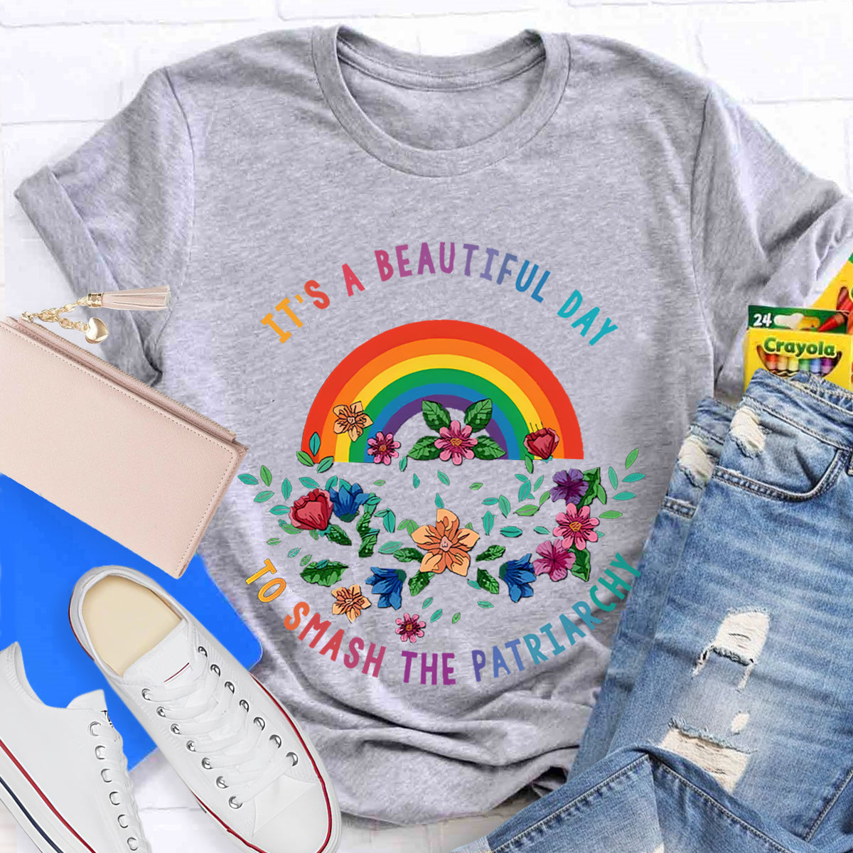 It's A Beautiful Day To Smash The Patriarchy T-Shirt