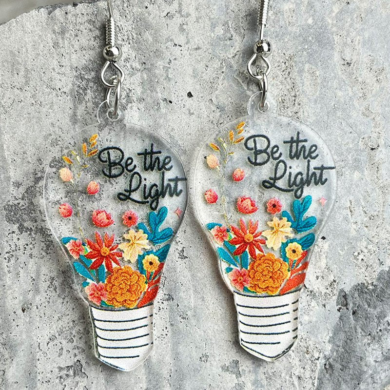 Apple Book Pencil Art Earrings