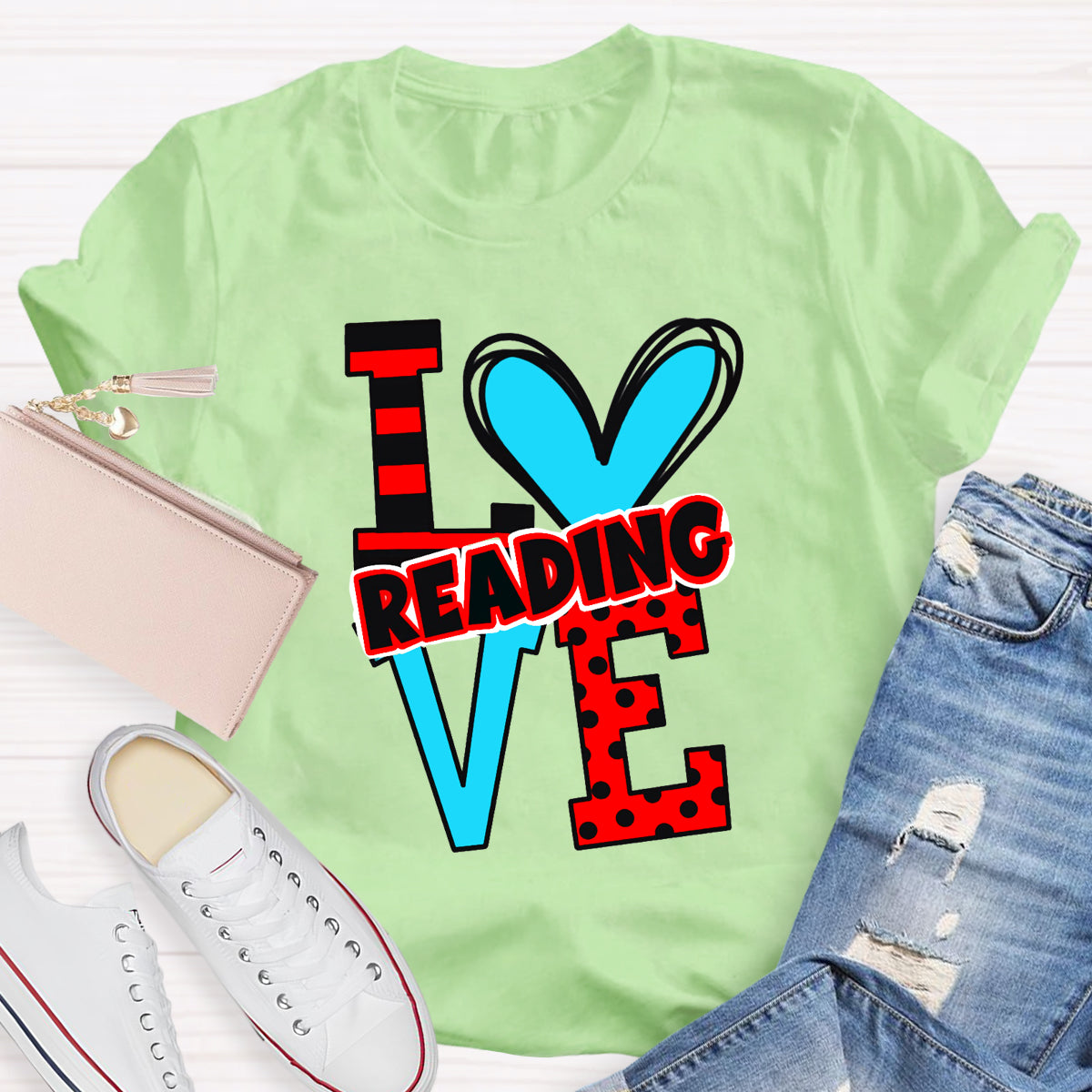 Love Reading Children's Books Teacher T-Shirt