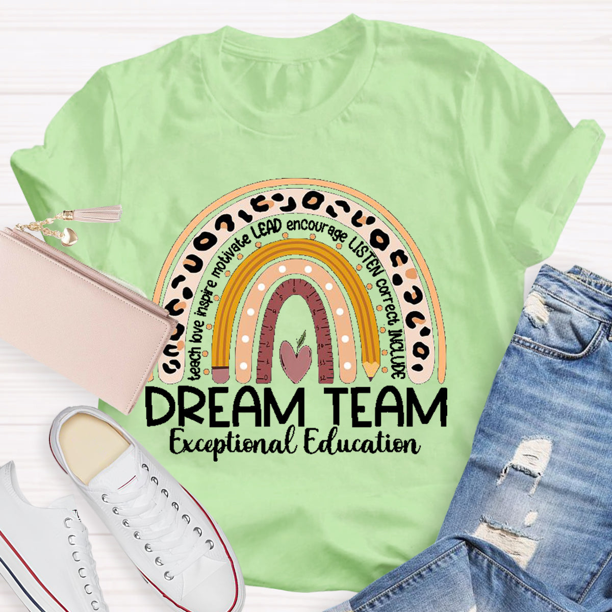 Personalized Dream Team Name Teacher T-Shirt
