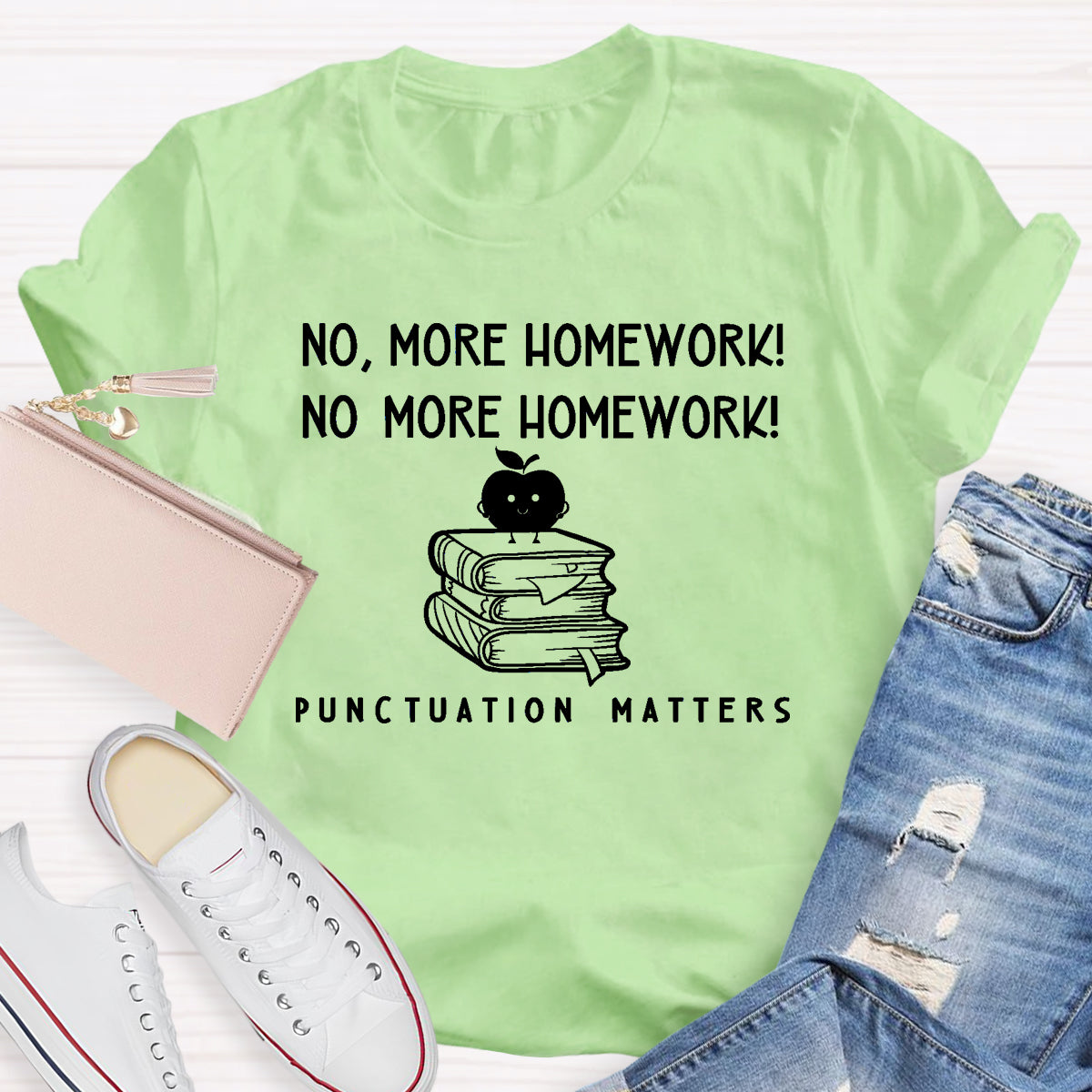 No More Homework Teacher T-Shirt