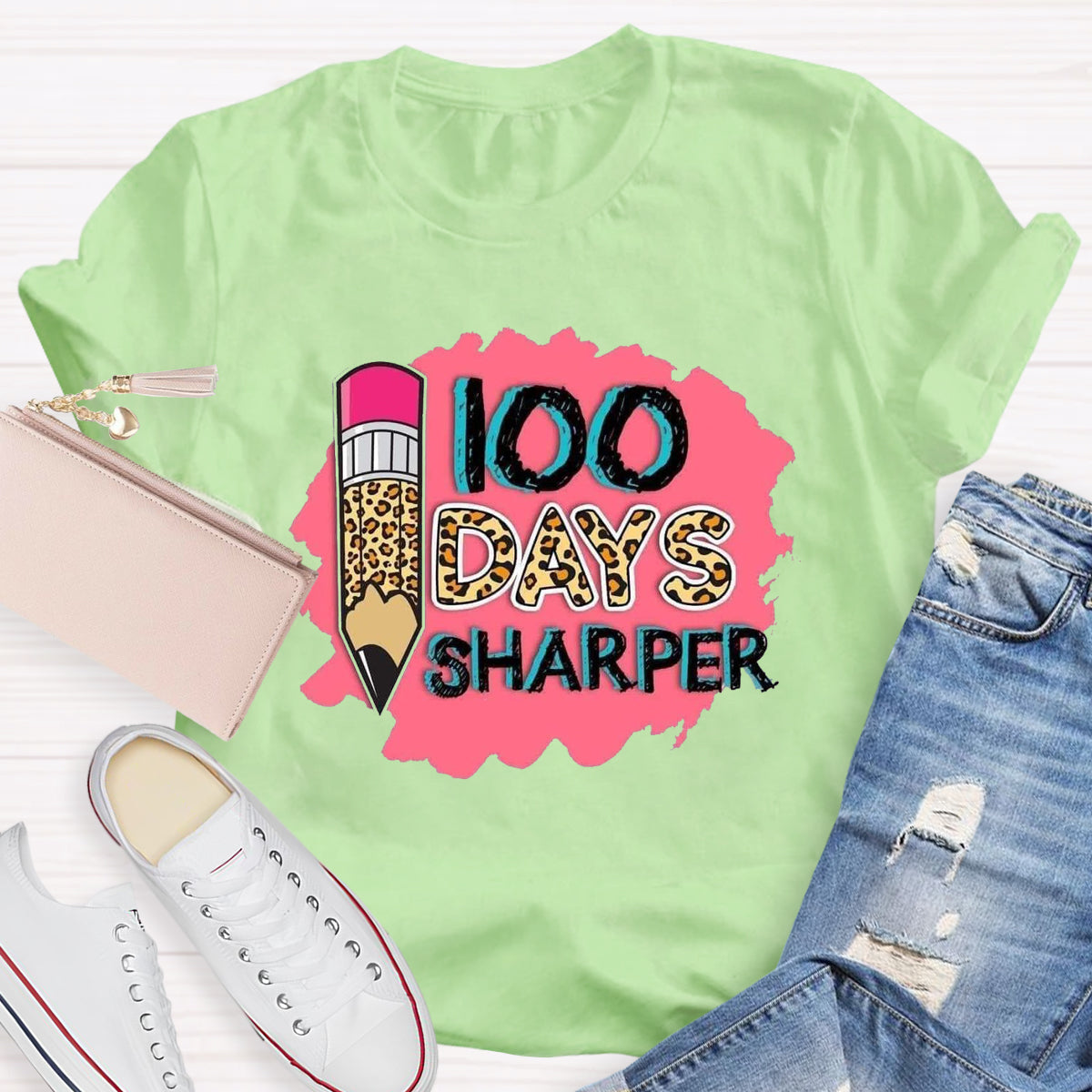 100 Days Sharper Teacher T-Shirt