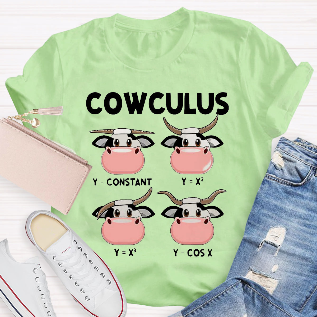 Cowculus Math Teacher T-Shirt