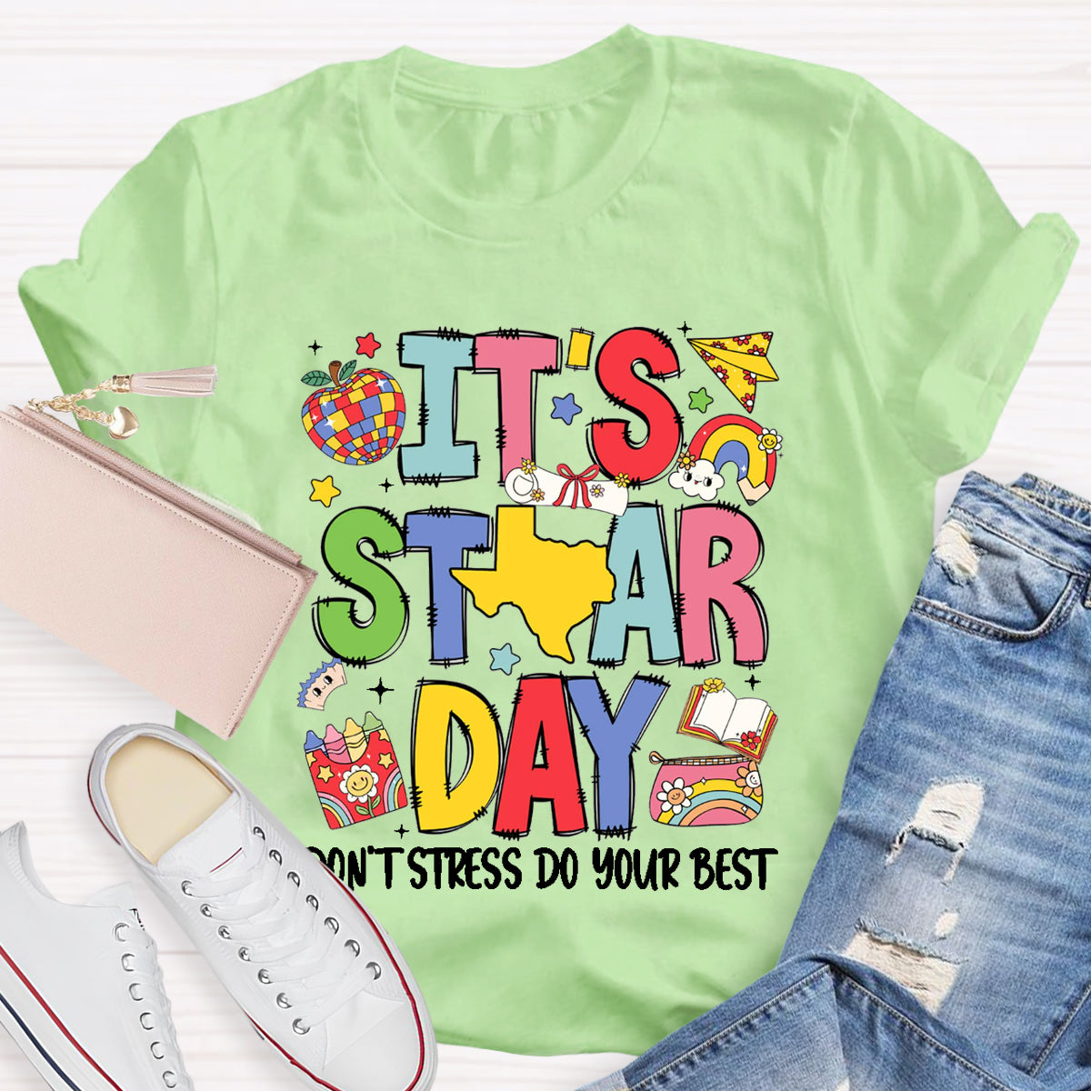 It's Star Day Don't Stress Be Your Best Teacher T-Shirt