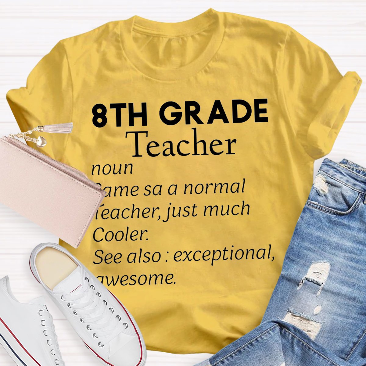 Personalized 1st Grade Teacher Noun Teacher Shirt